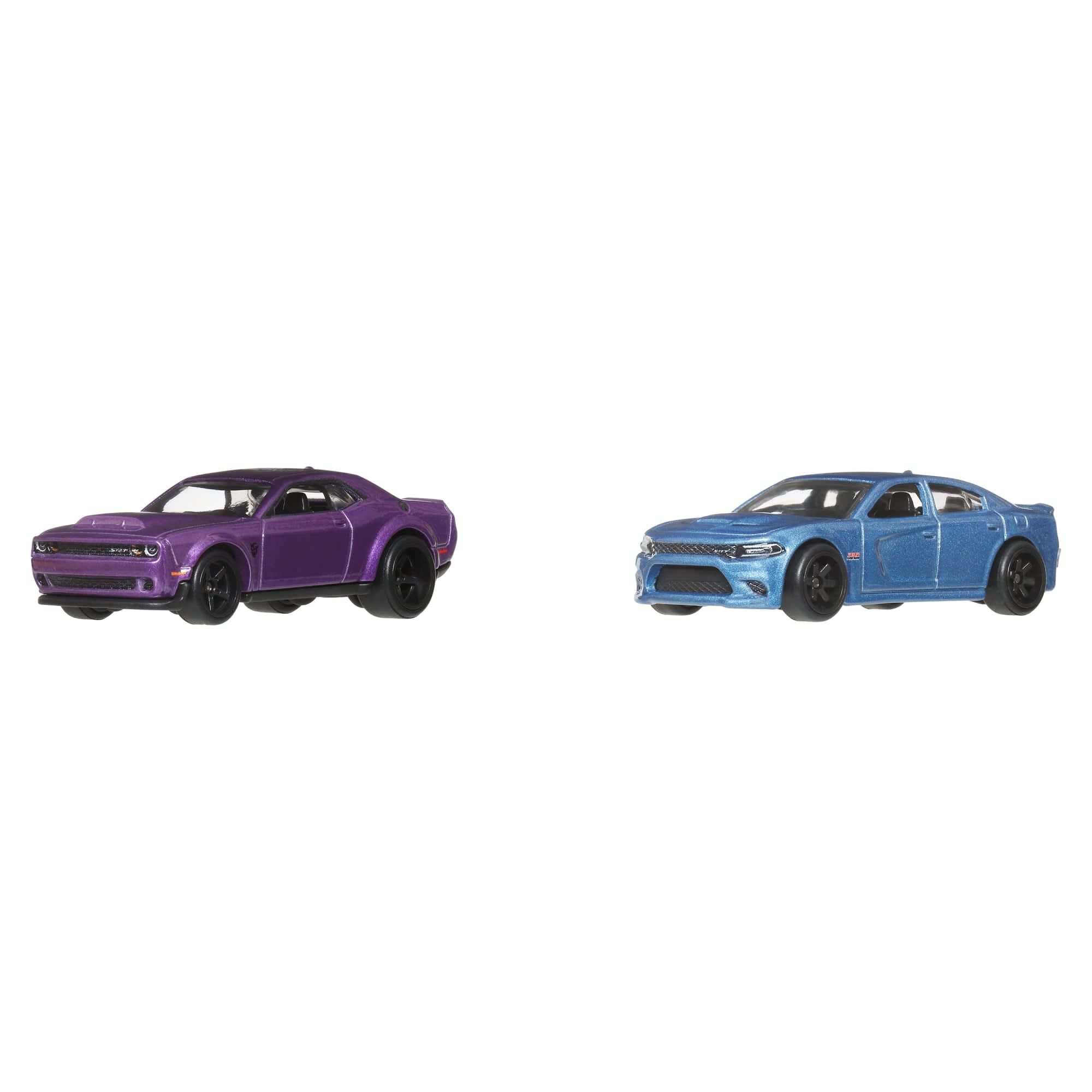 Hot Wheels Premium Car Culture 2-Pack - 2018 Dodge Challenger SRT Demon & 2015 Dodge Charger SRT