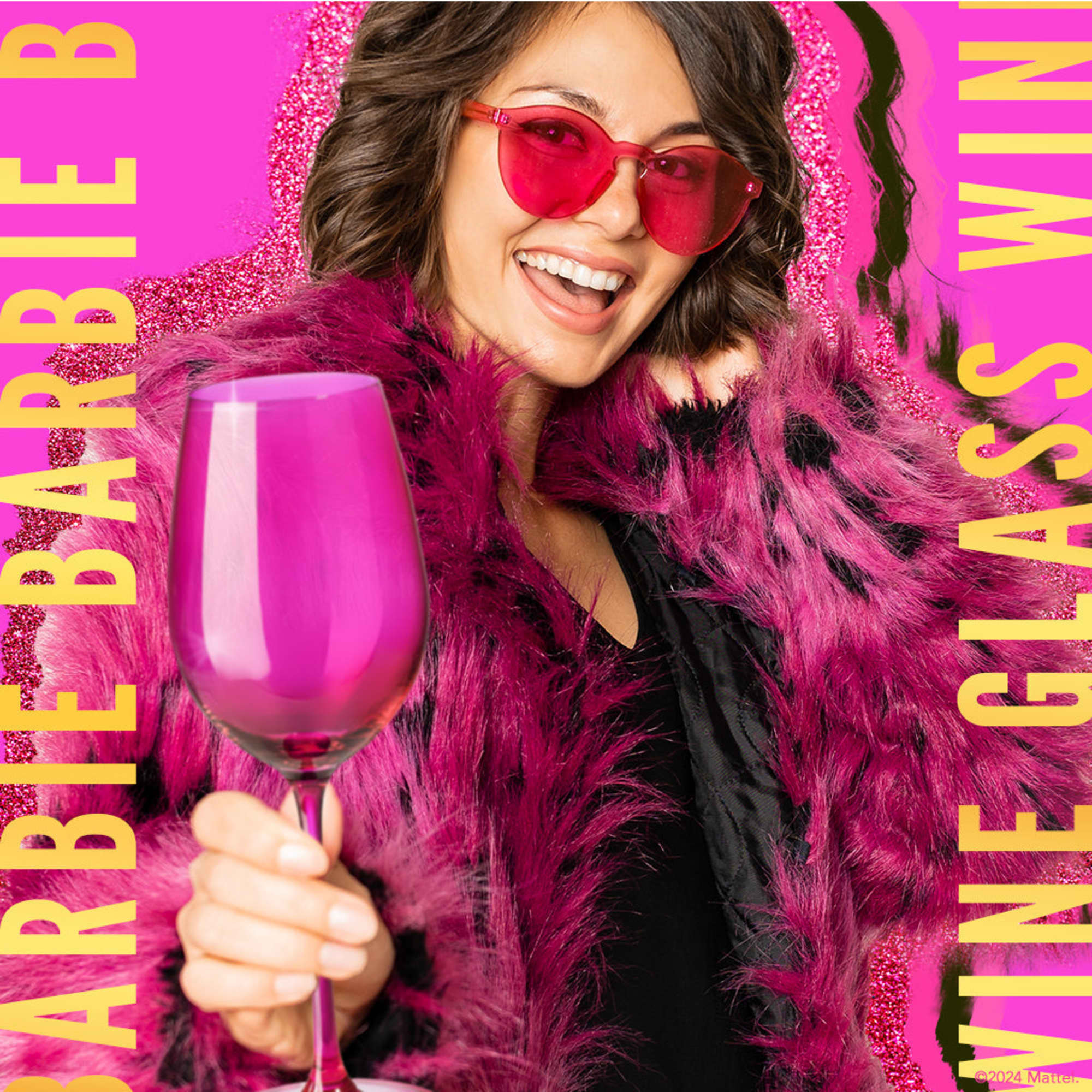 Barbie™ X Dragon Glassware® Wine Glasses