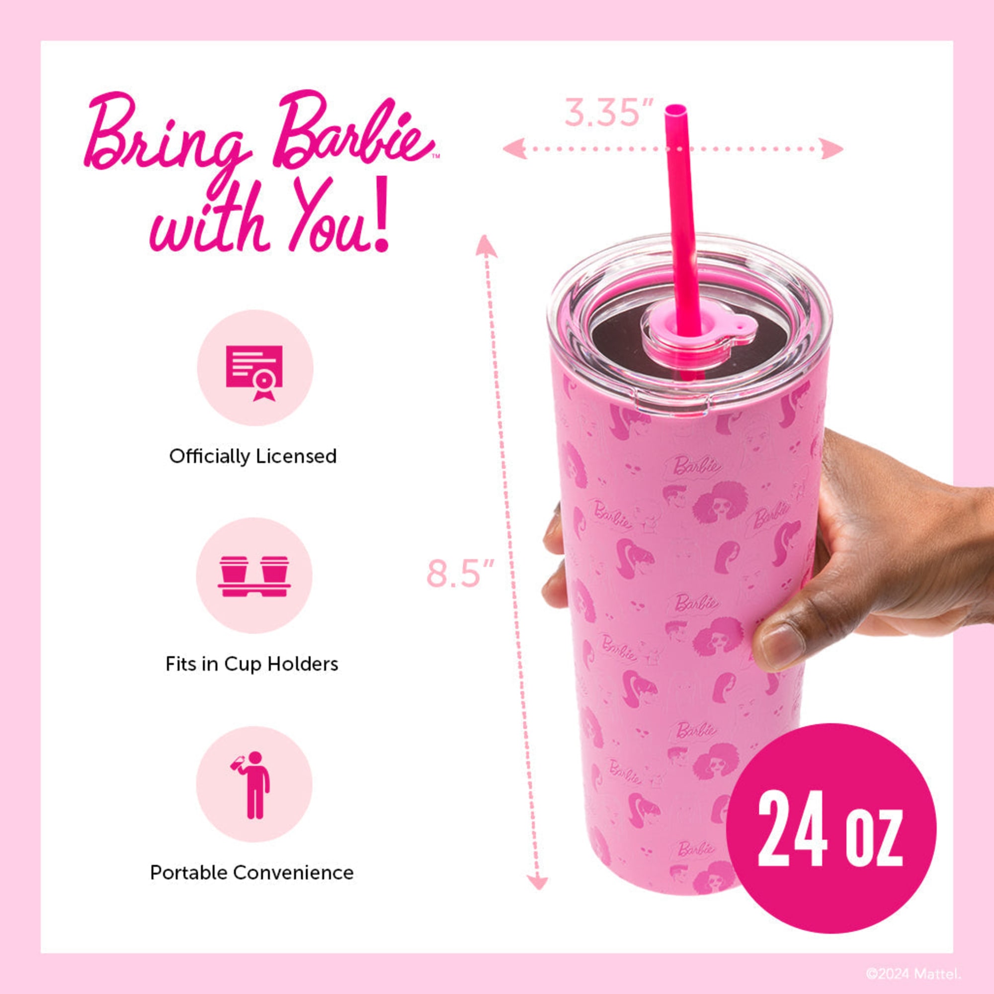 Barbie™ Style Icon Tumbler - 24 Oz