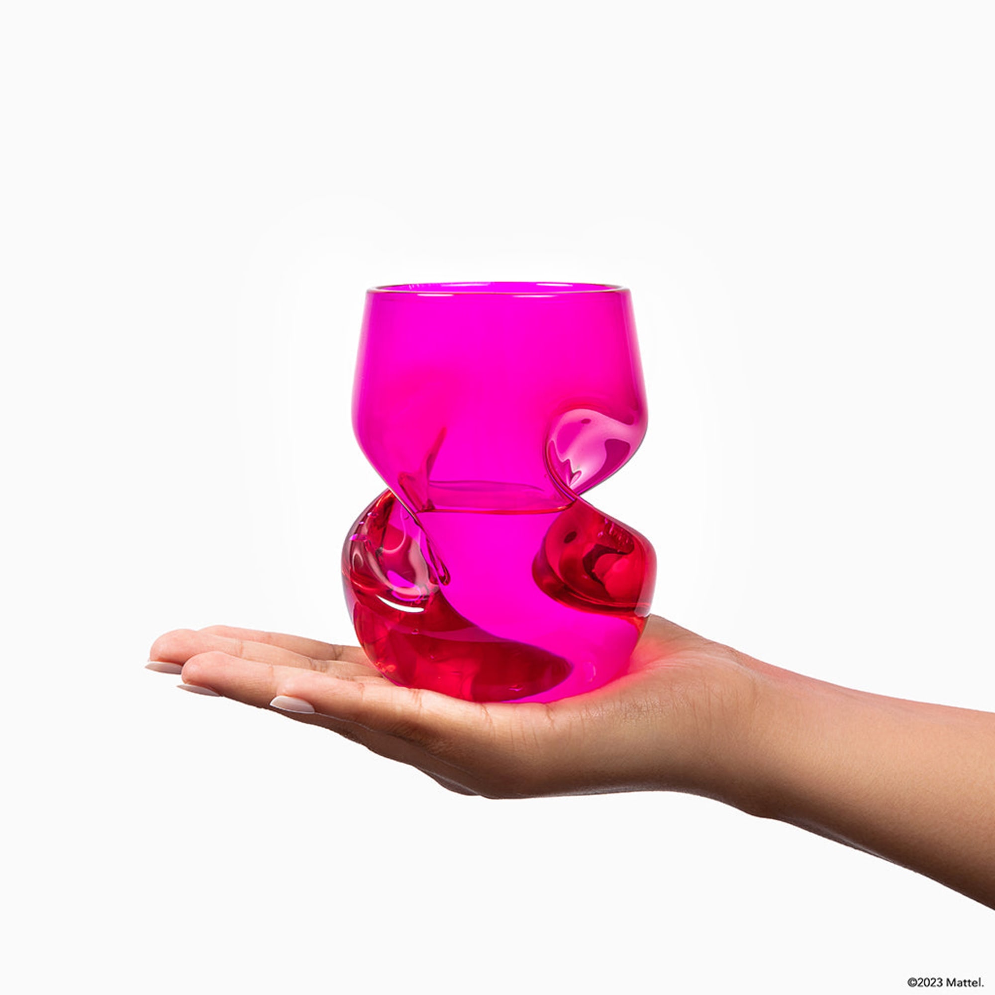 Barbie™ X Dragon Glassware® Stemless Wine Glasses