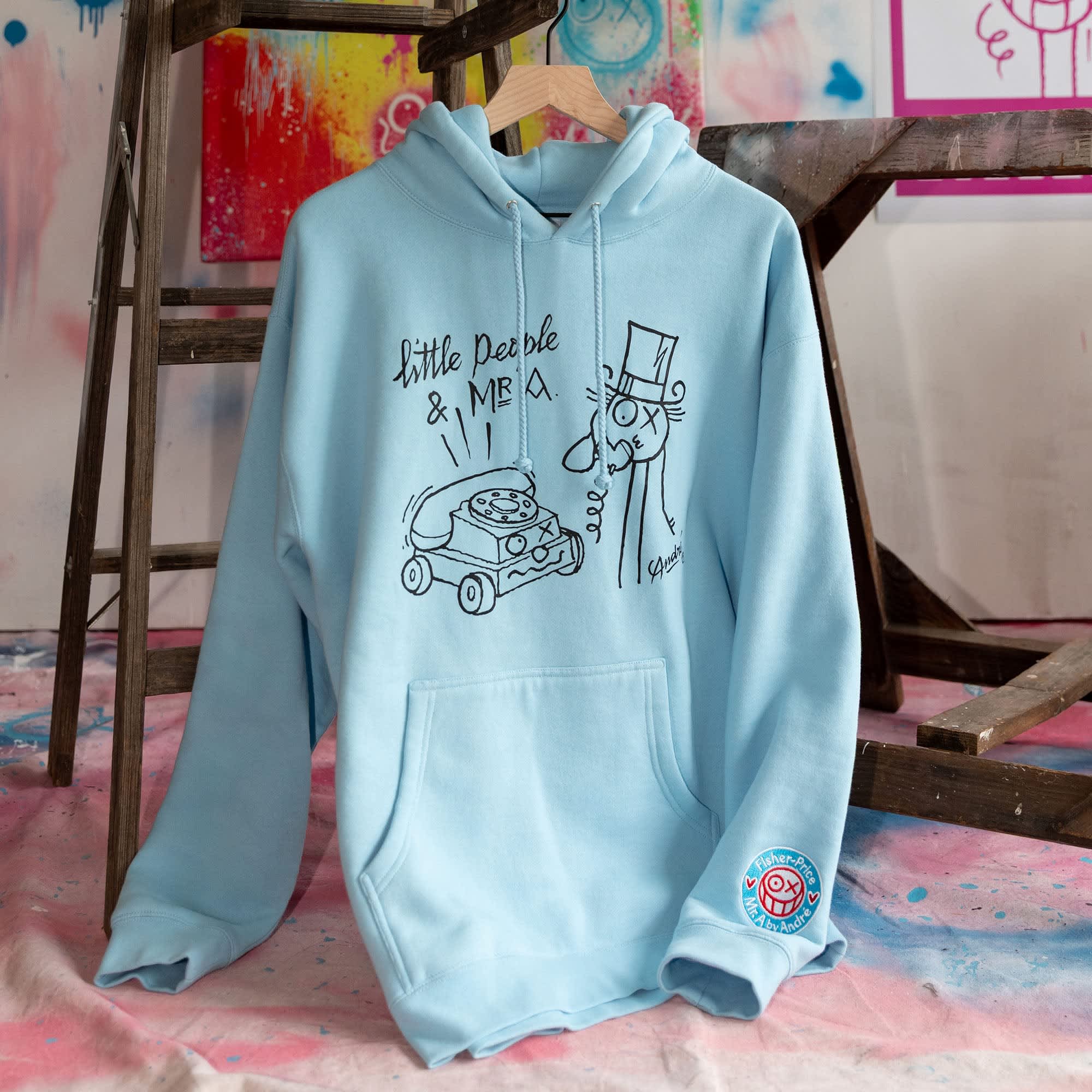 Fisher Price x André Saraiva Light Blue Hoodie