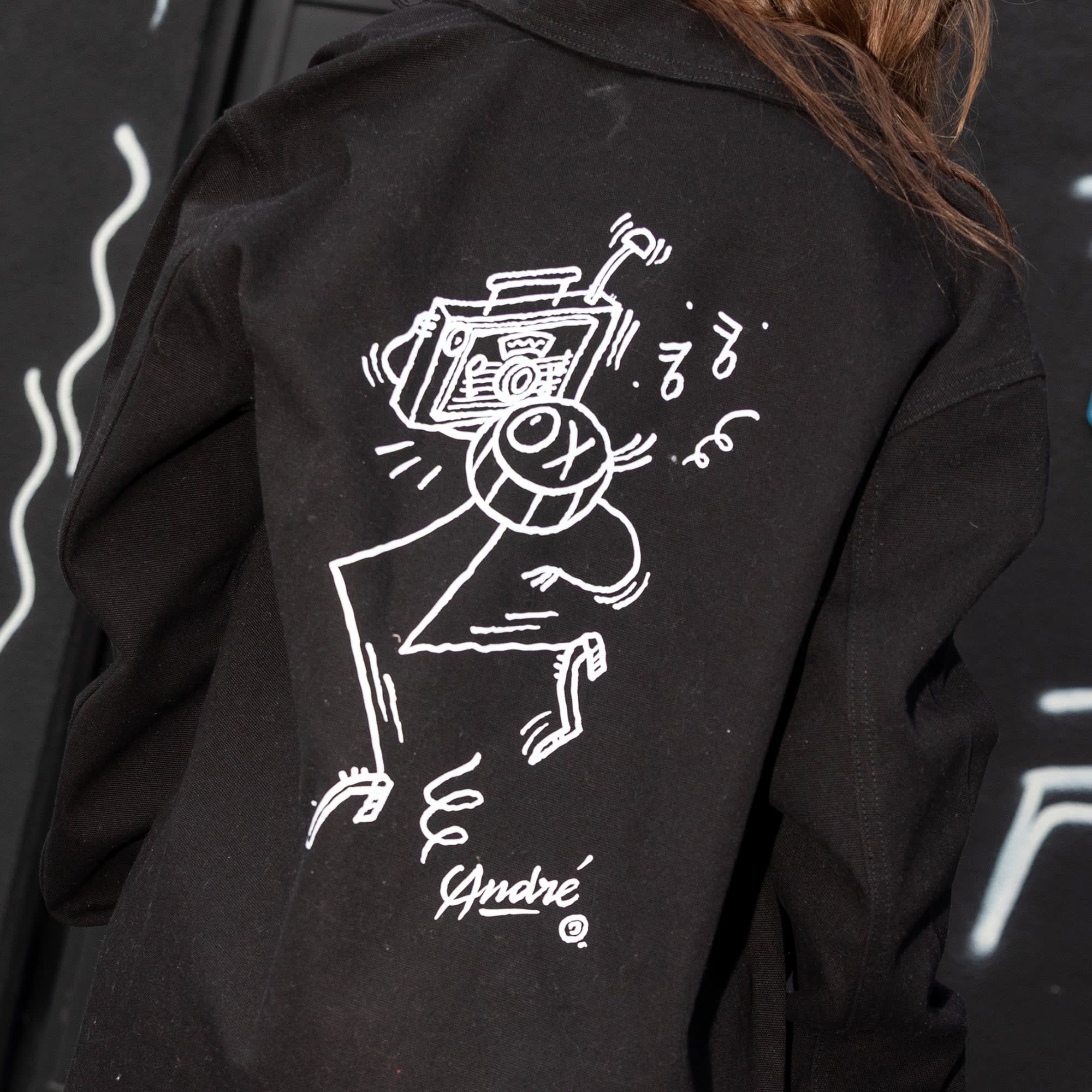 Fisher Price x André Saraiva Black Chore Jacket