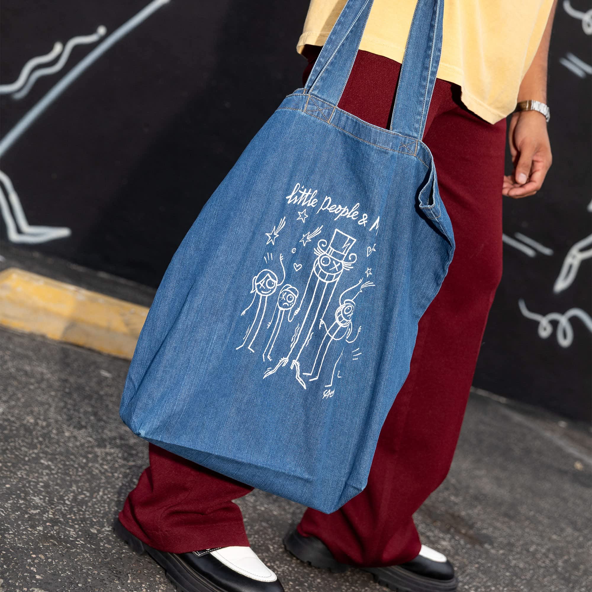 Fisher Price x André Saraiva Denim Tote Bag