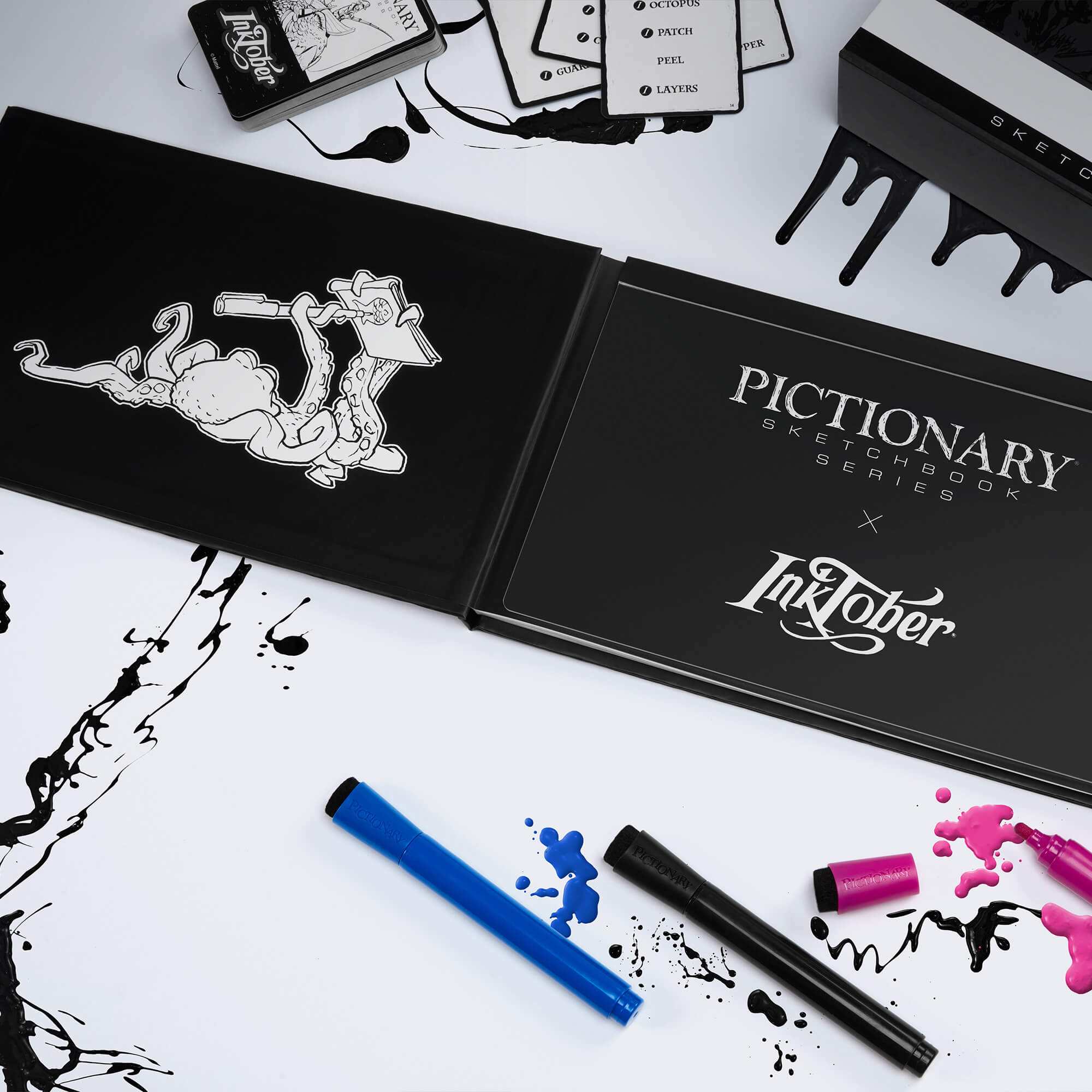 Pictionary Sketchbook x Inktober