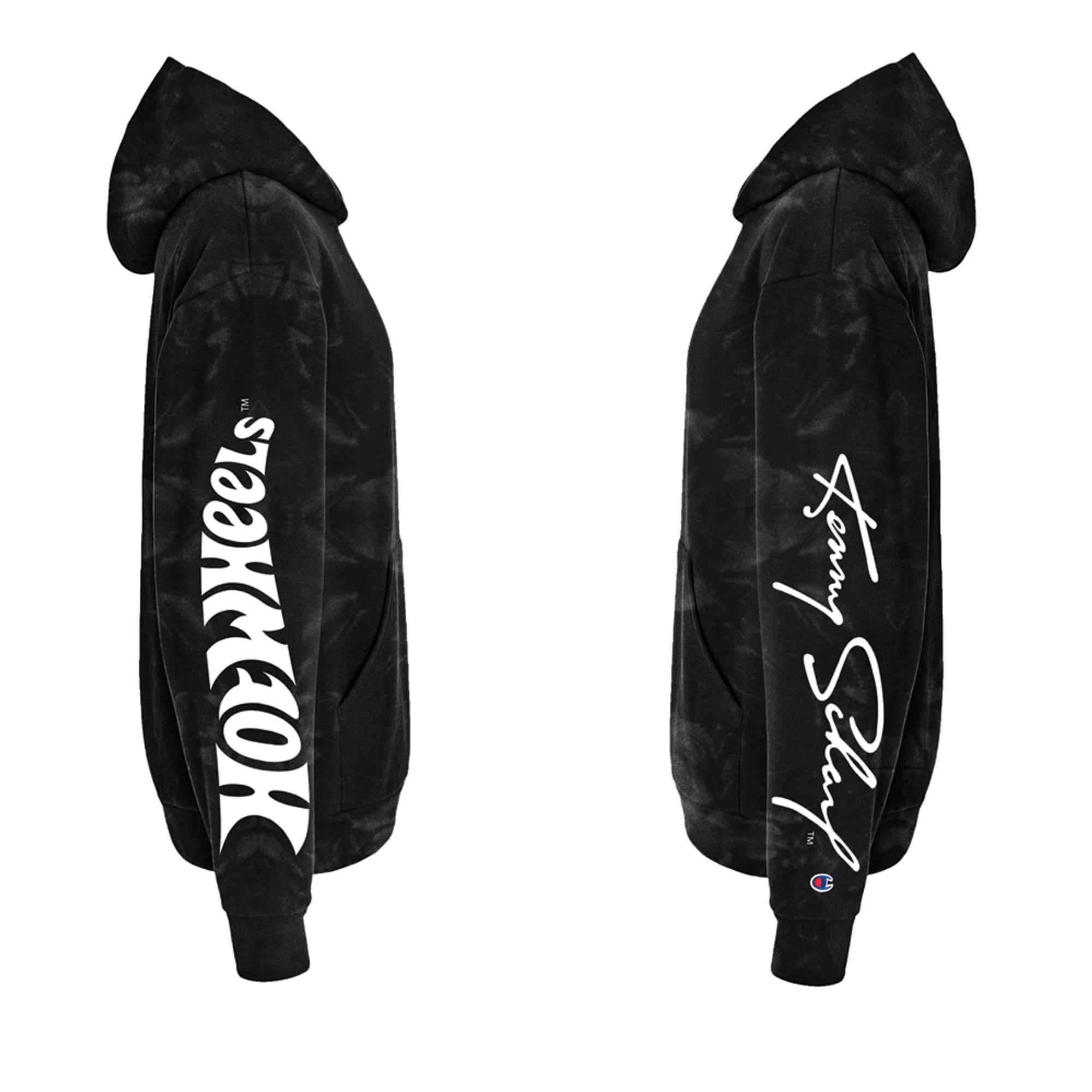 Hot Wheels x Kenny Scharf Black Tie Dye Hoodie