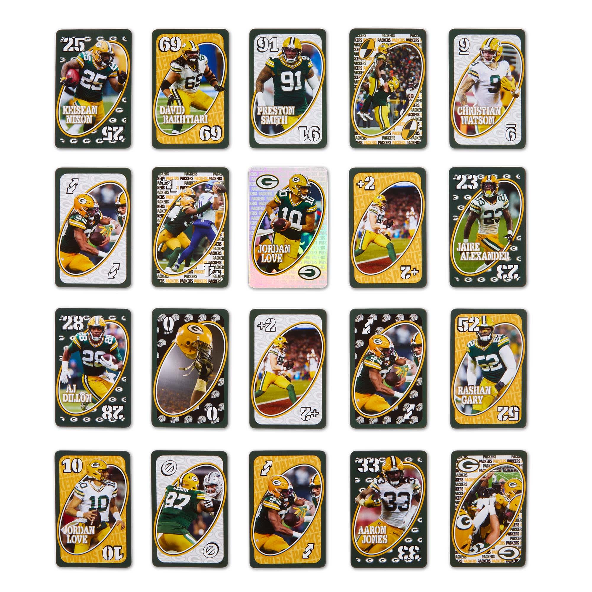 UNO Fandom NFL Green Bay Packers Game Deck