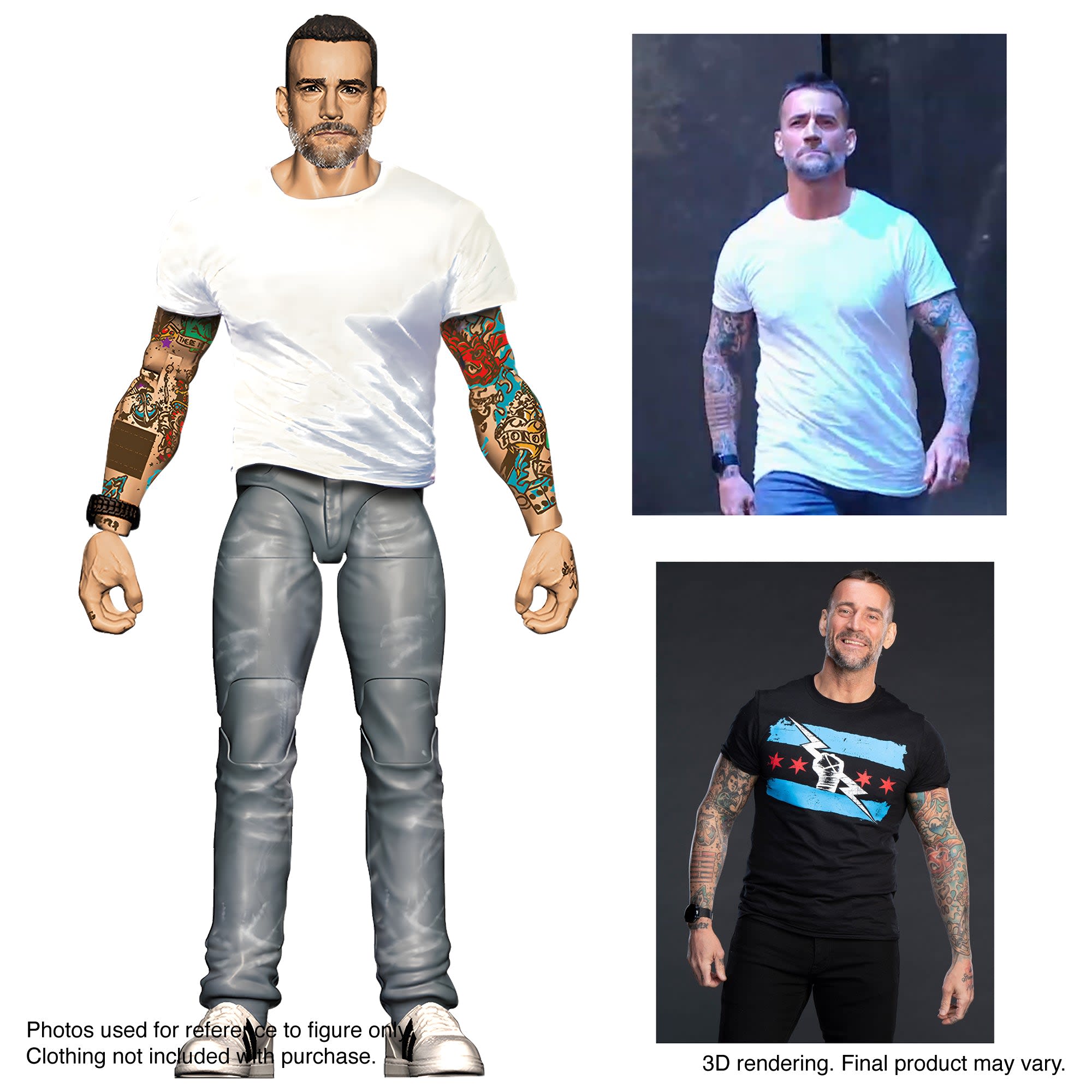 WWE Elite Collection CM Punk Returns Action Figure