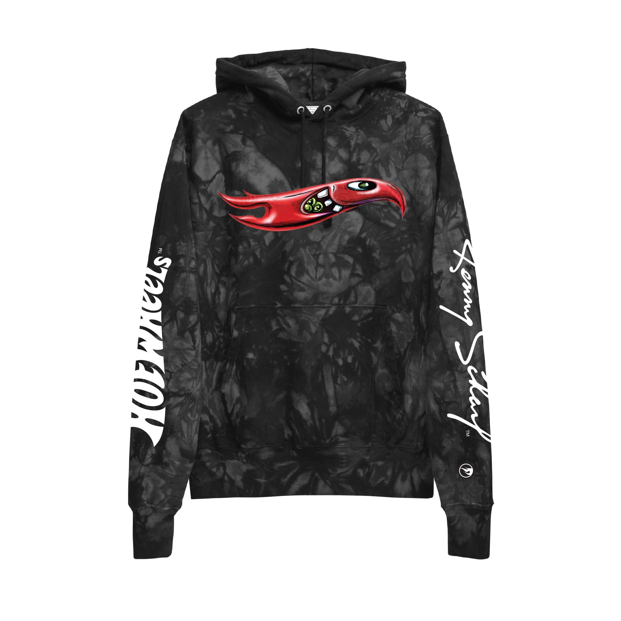 Hot Wheels x Kenny Scharf Black Tie Dye Hoodie