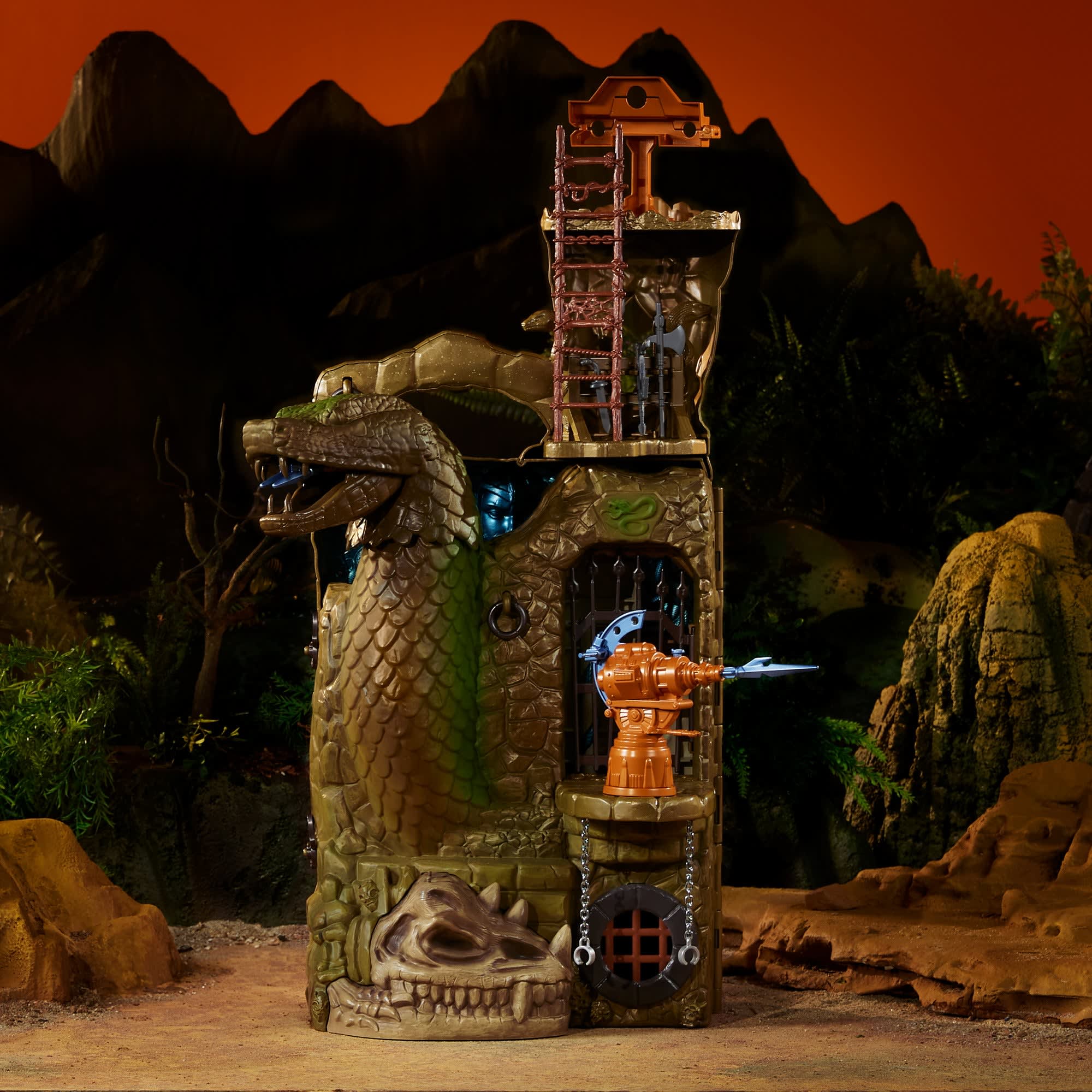 Masters of the Universe Origins Snake Lair Playset Crowdfund