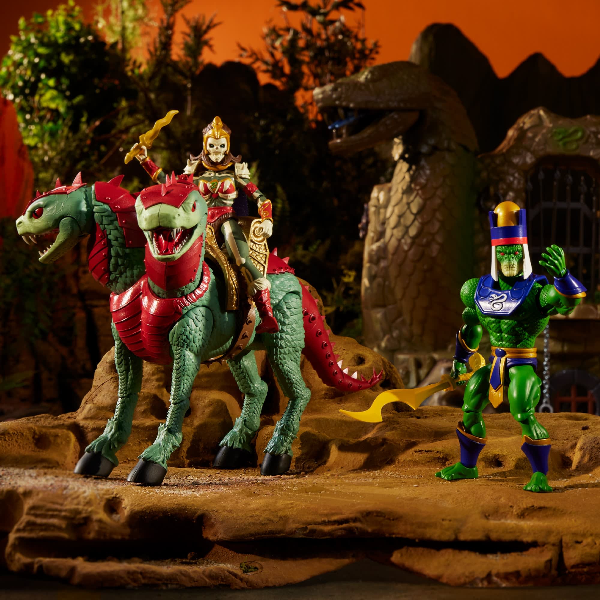 Masters of the Universe Origins Snake Lair Playset Crowdfund