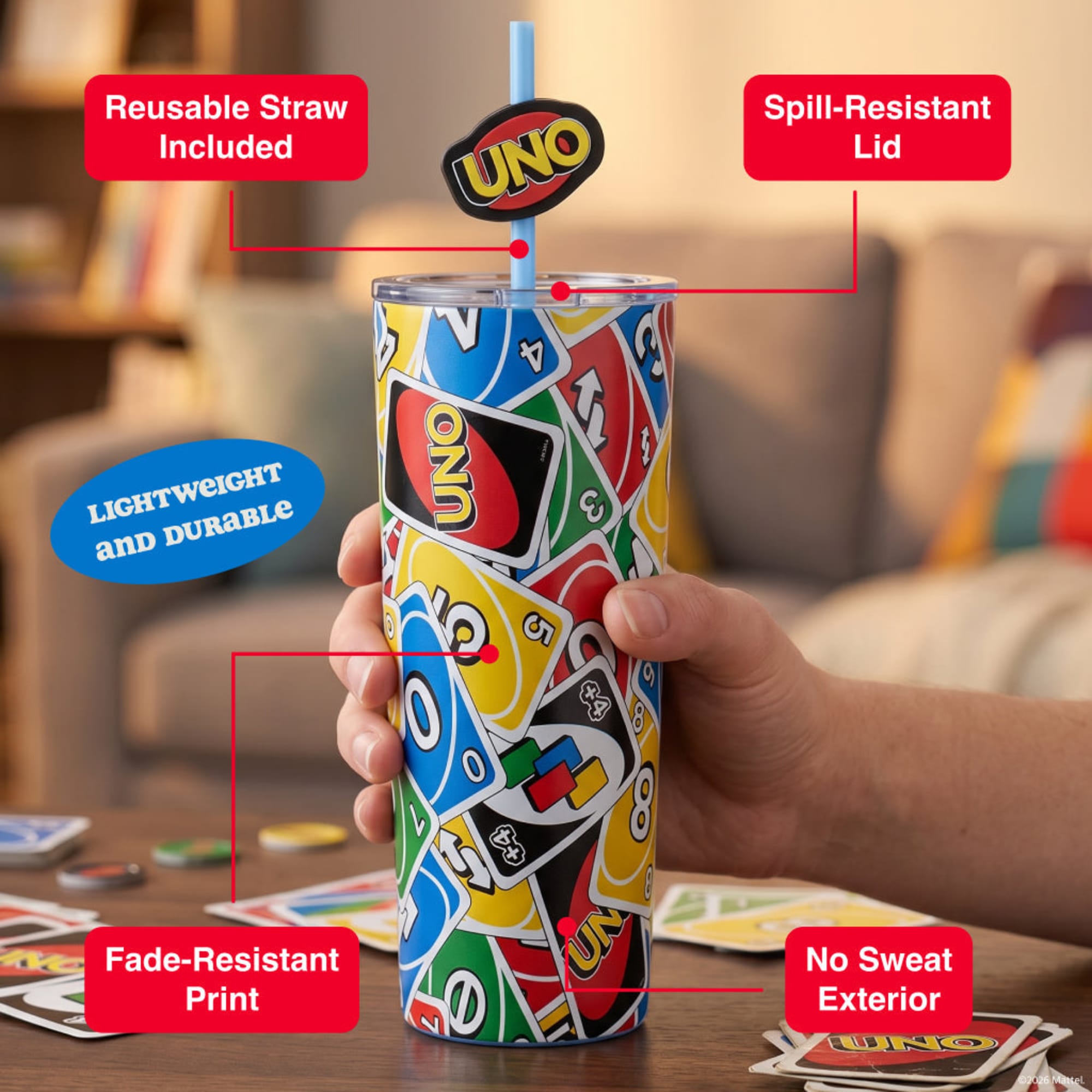 UNO Tumblers - 24 oz Set of 2