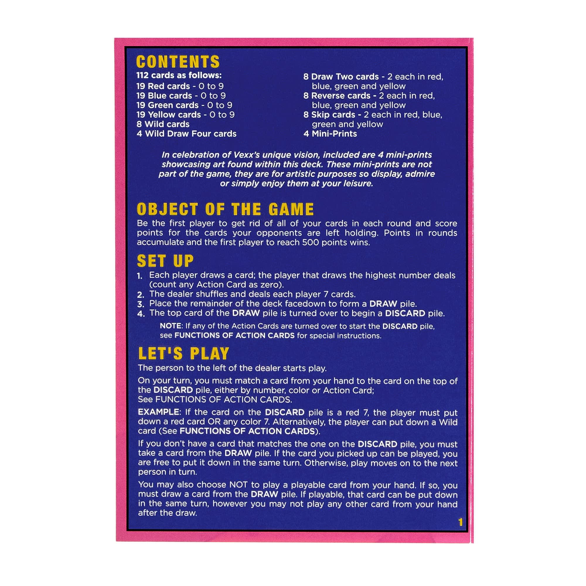 UNO Artiste Vexx Deck