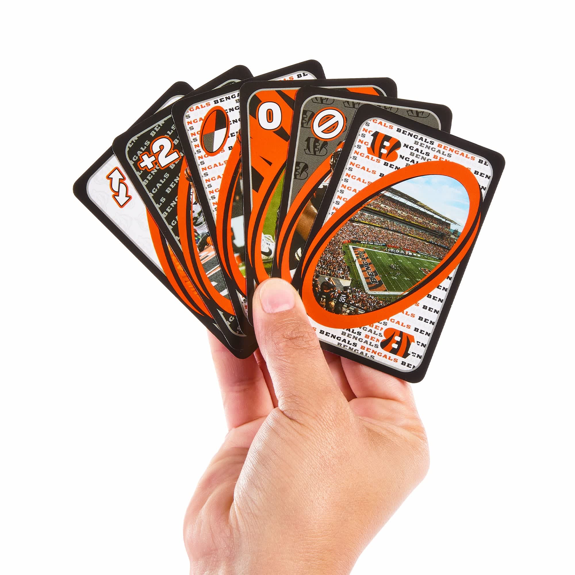 UNO Fandom NFL Cincinnati Bengals Game Deck