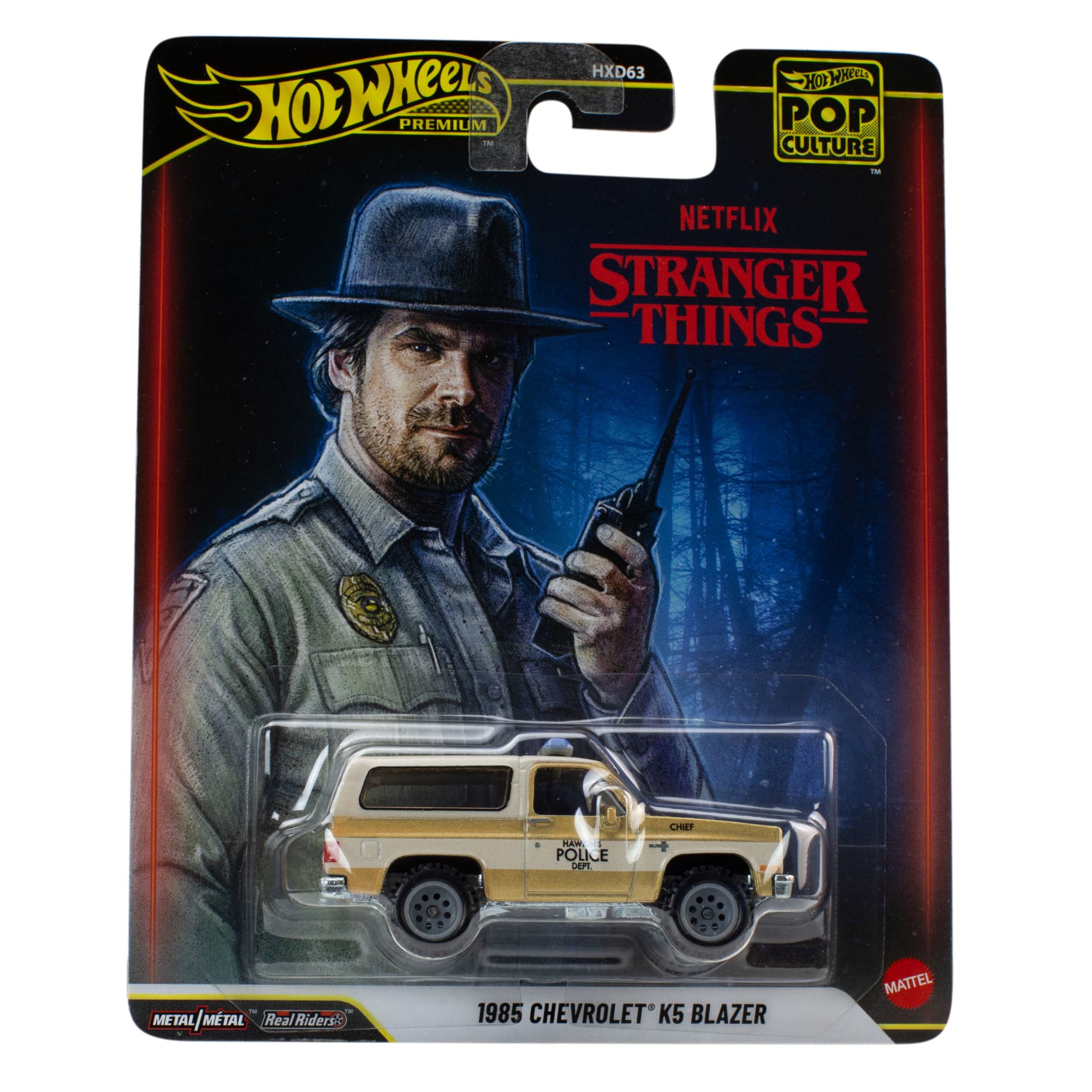 Hot Wheels Premium 1985 Chevrolet K5 Blazer from the Netflix Series Stranger Things