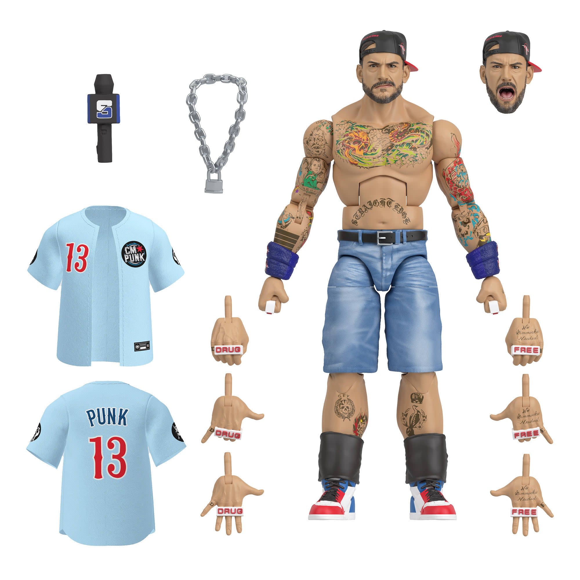 WWE Elite Collection CM Punk “Punk Life” Action Figure