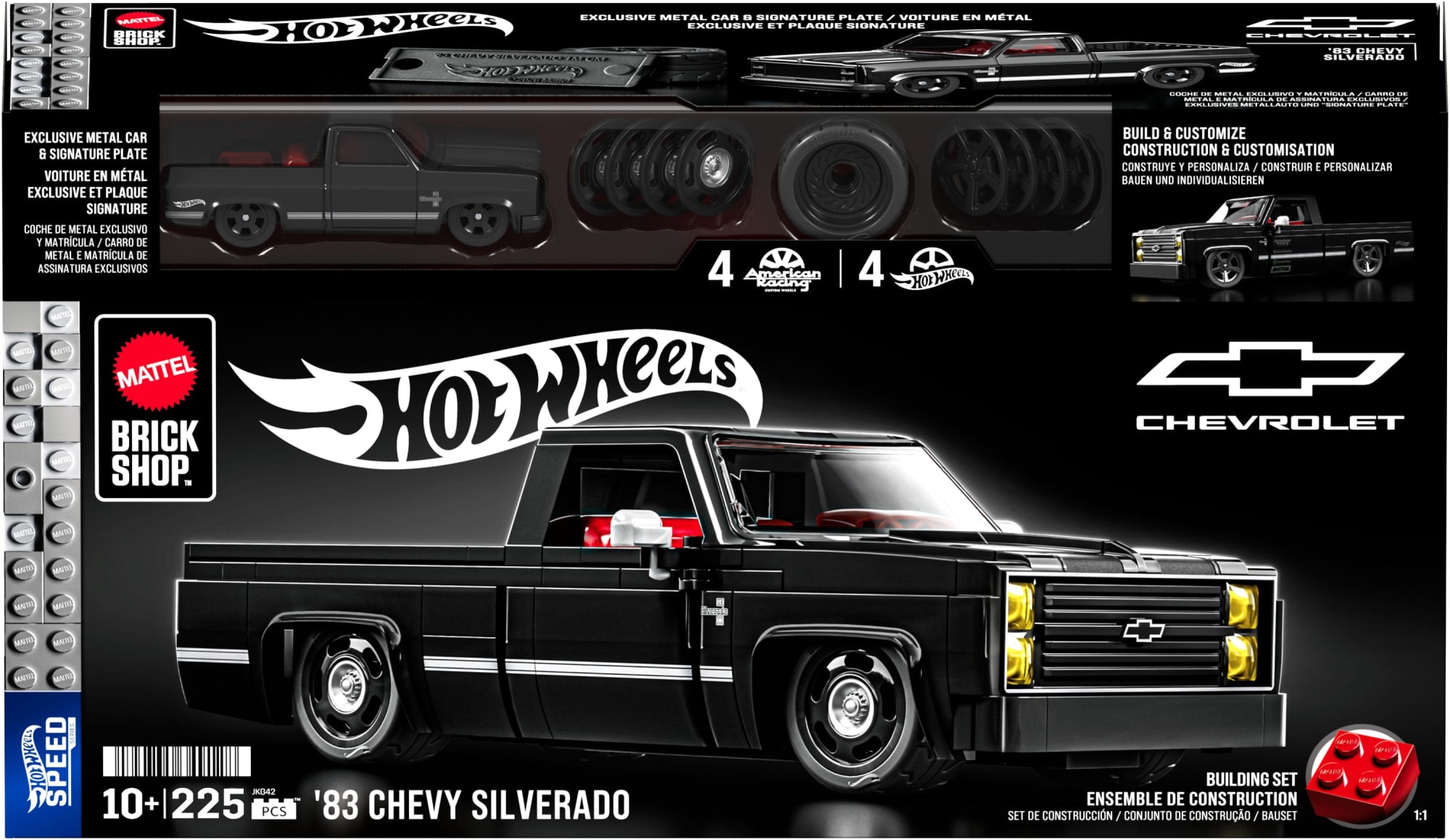 Mattel Brick Shop Hot Wheels '83 Chevy Silverado Building Set