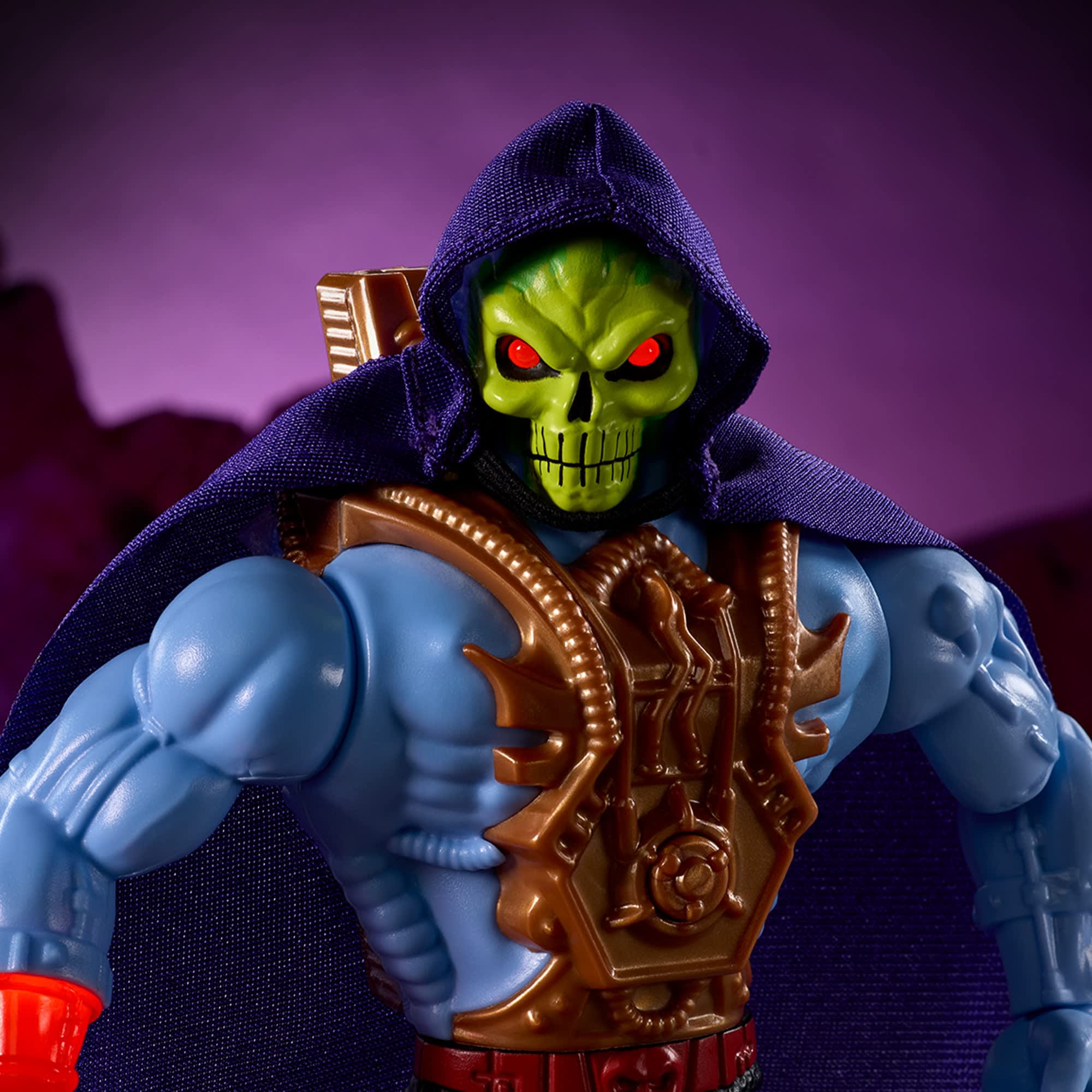 Masters of the Universe Origins Deluxe Laser Light Skeletor