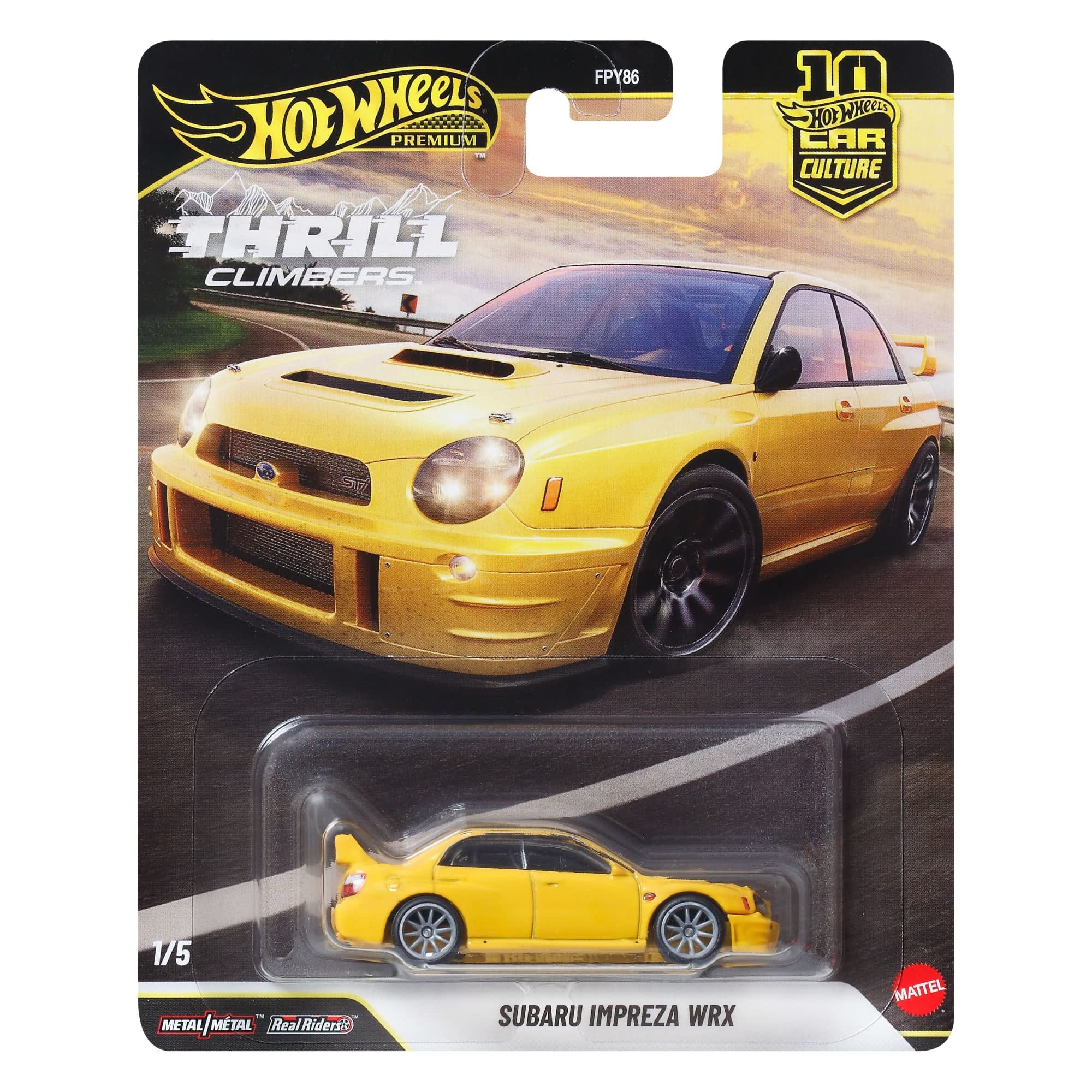 Hot Wheels Premium Car Culture Thrill Climbers Subaru Impreza WRX