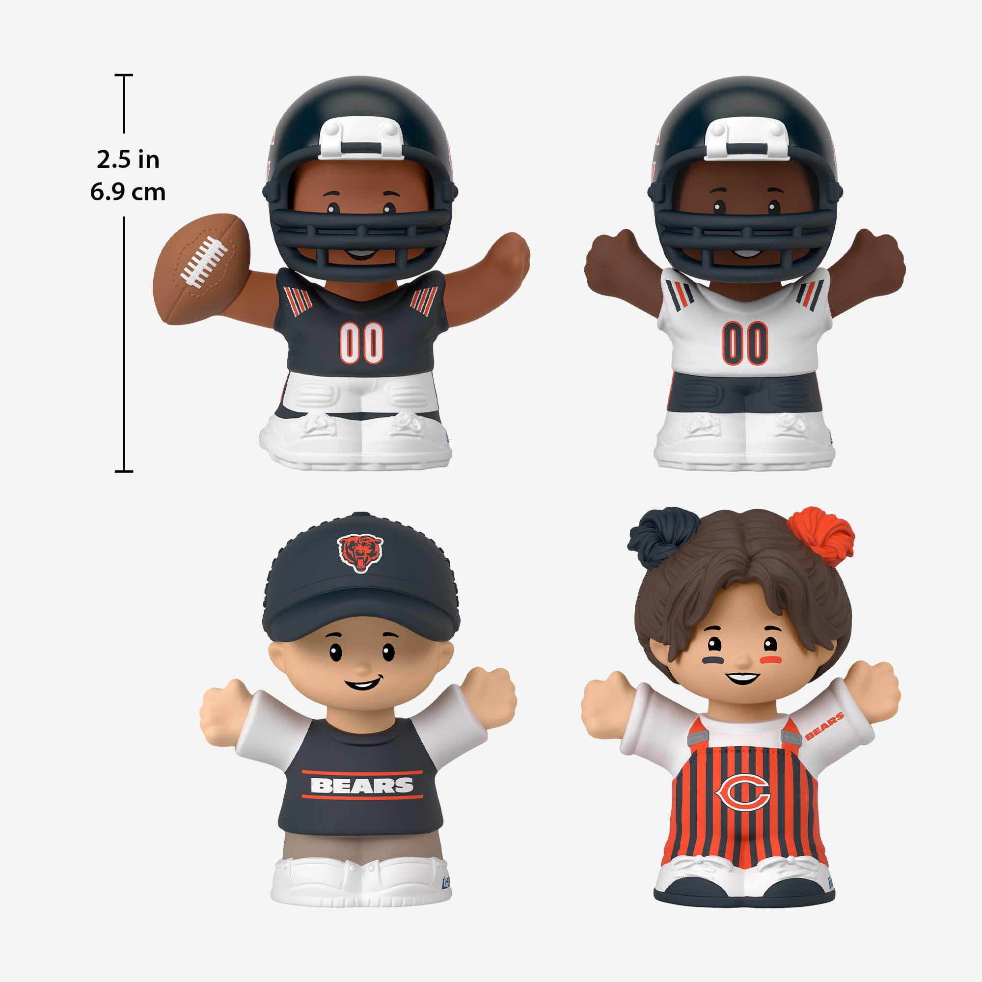 Little People Collector x NFL Chicago Bears Set