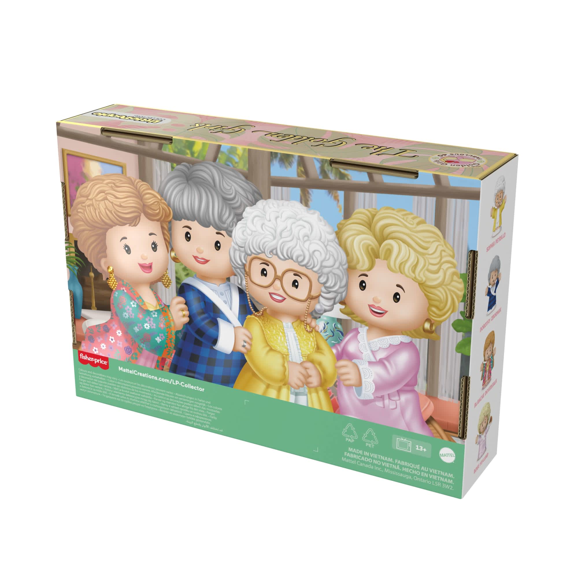 Little People Collector The Golden Girls Late Night Cheesecake, 40th Anniversary Set