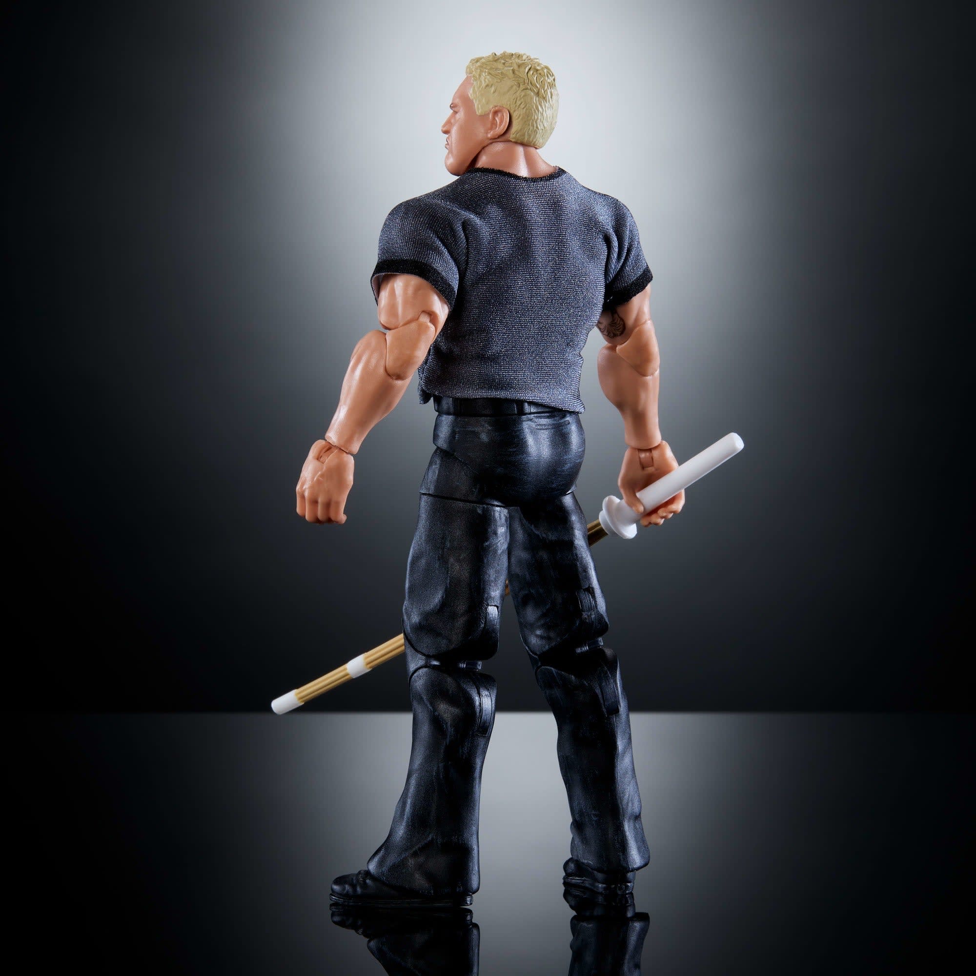WWE Elite Collection Monday Night War Hardcore Hak Action Figure & Golga Build-A-Figure Parts