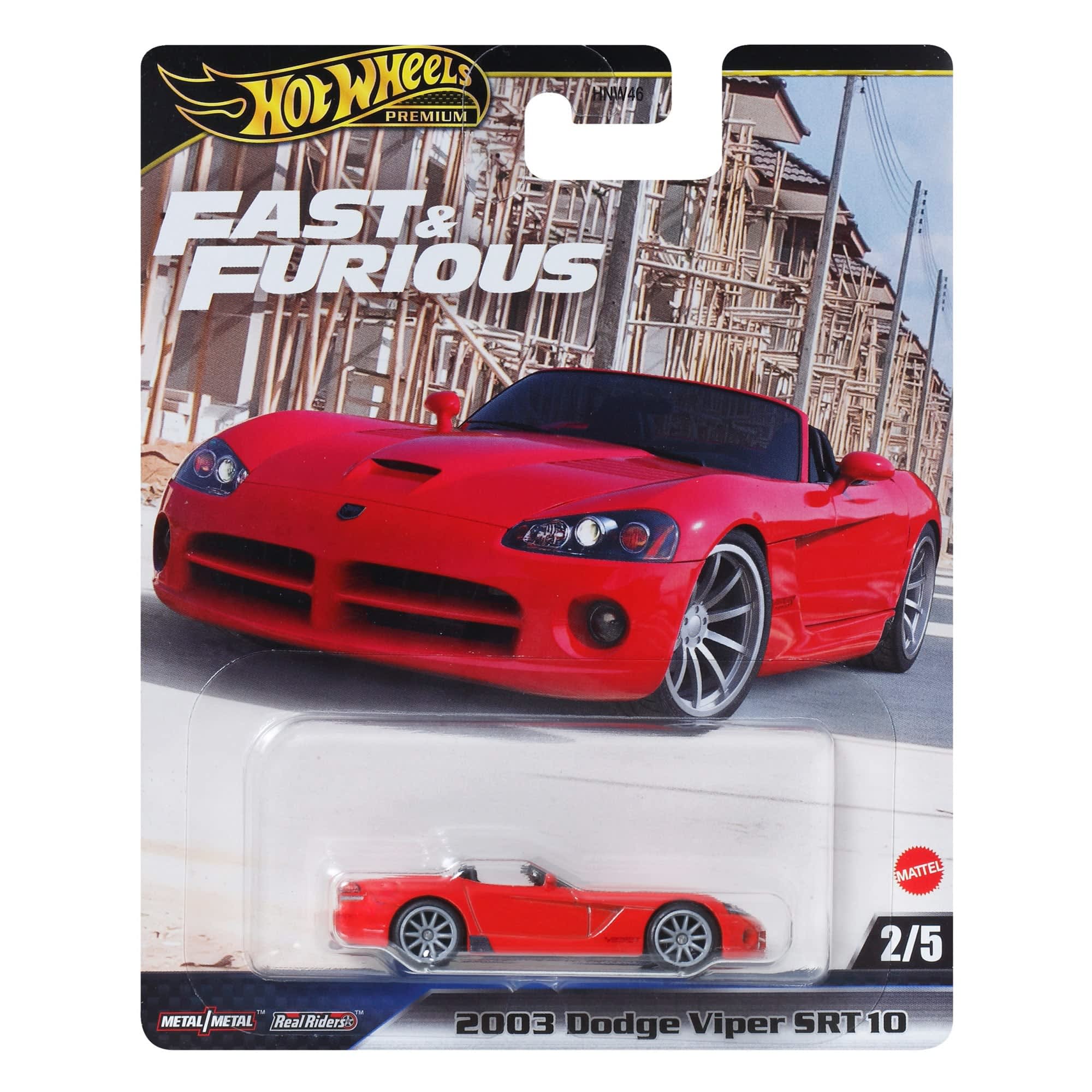 Hot Wheels Premium Fast & Furious 2003 Dodge Viper SRT 10