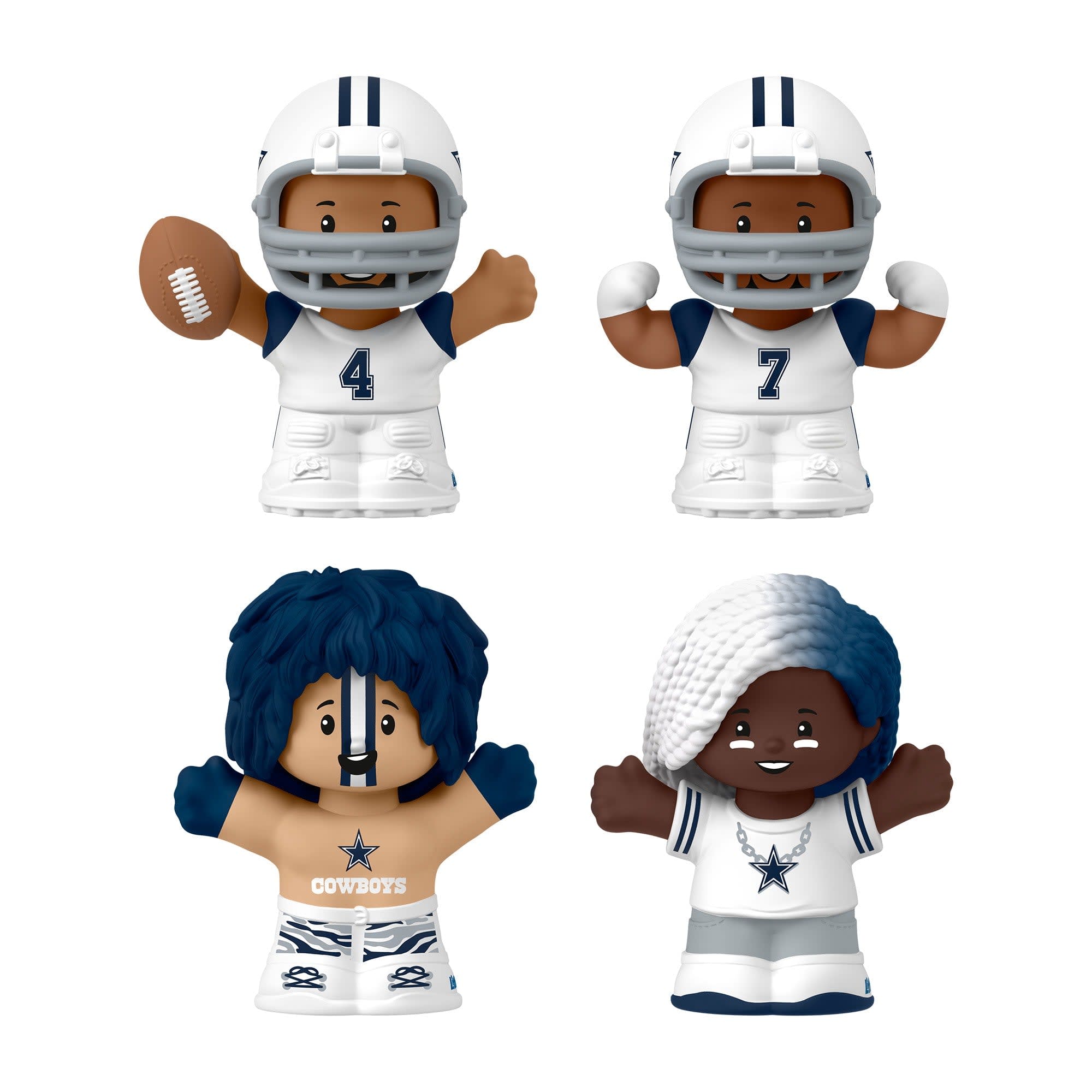 Little People Collector Dallas Cowboys Alternate Jersey Figure Set