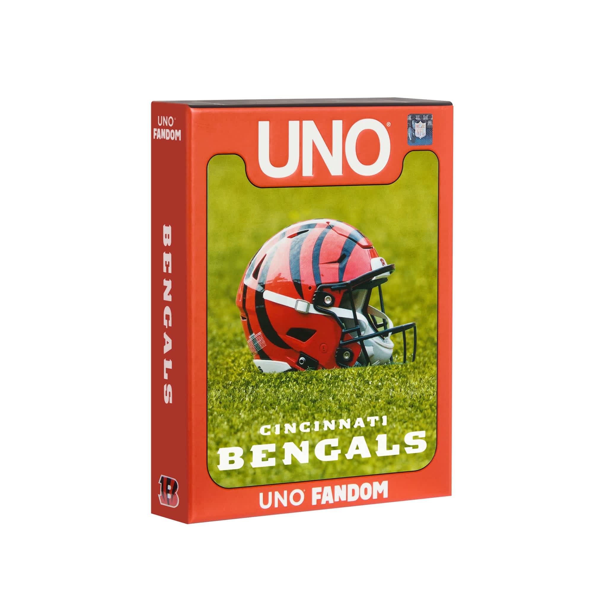 UNO Fandom NFL Cincinnati Bengals Game Deck