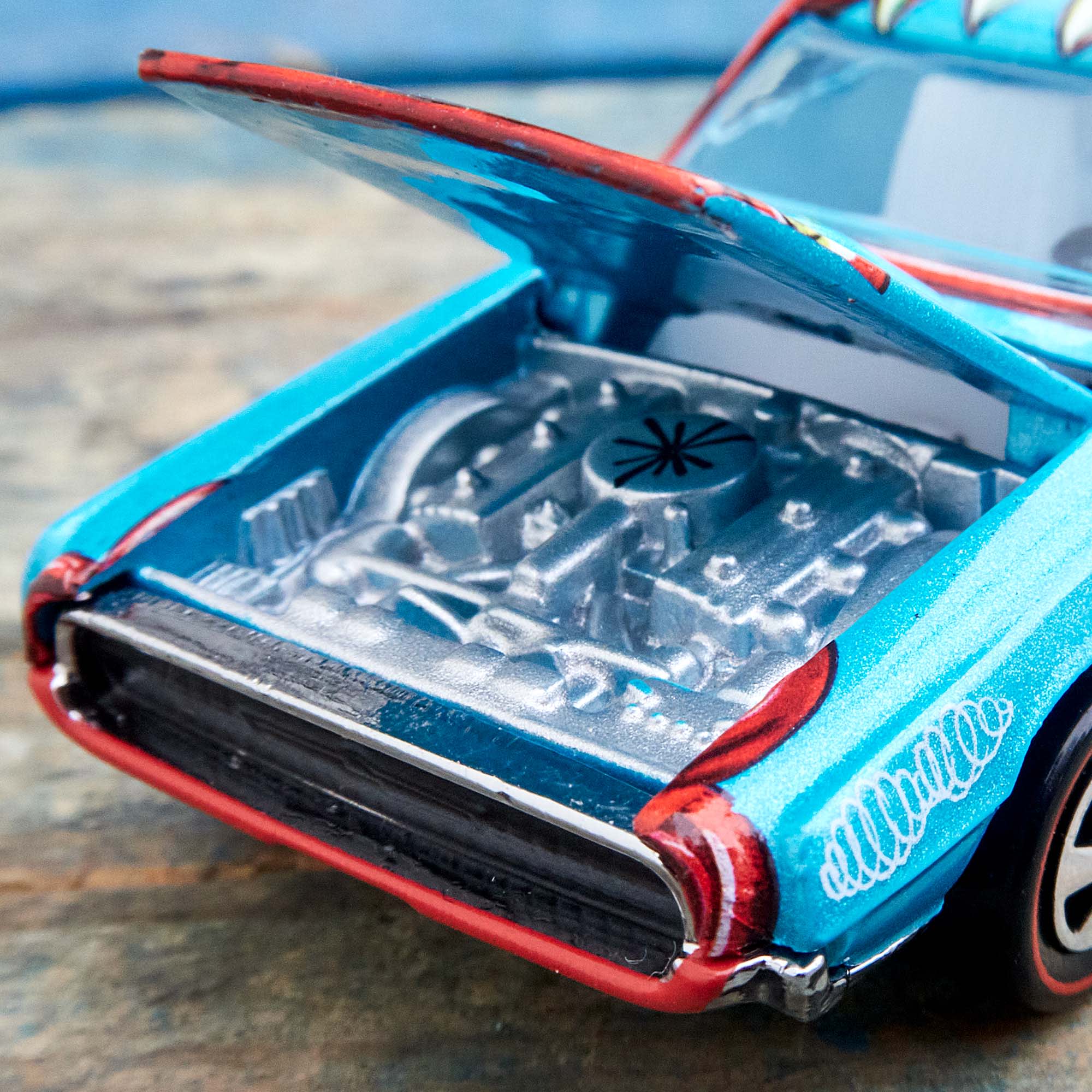Hot Wheels x Kenny Scharf Signed Custom T-Bird