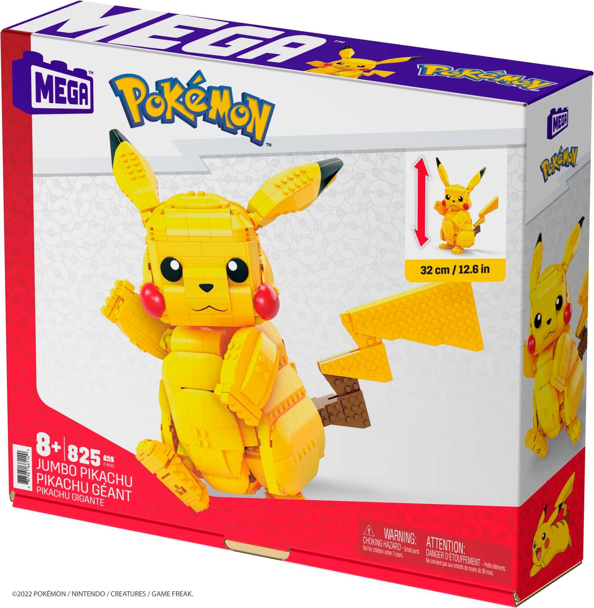 MEGA Pokémon Building Toy Kit Jumbo Pikachu