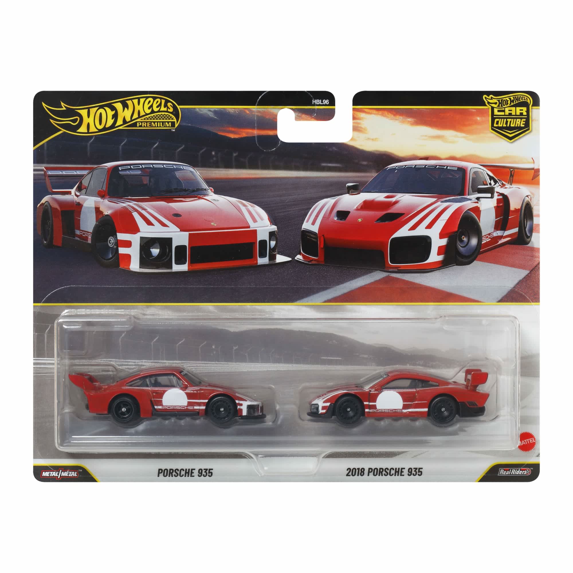 Hot Wheels Premium Car Culture 2-Pack - Porsche 935 & 2018 Porsche 935