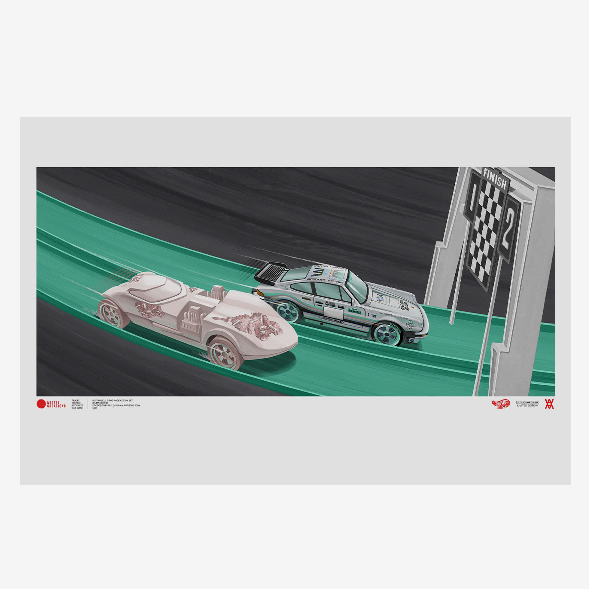 Hot Wheels x Daniel Arsham Legends Archive Lap 3 Poster
