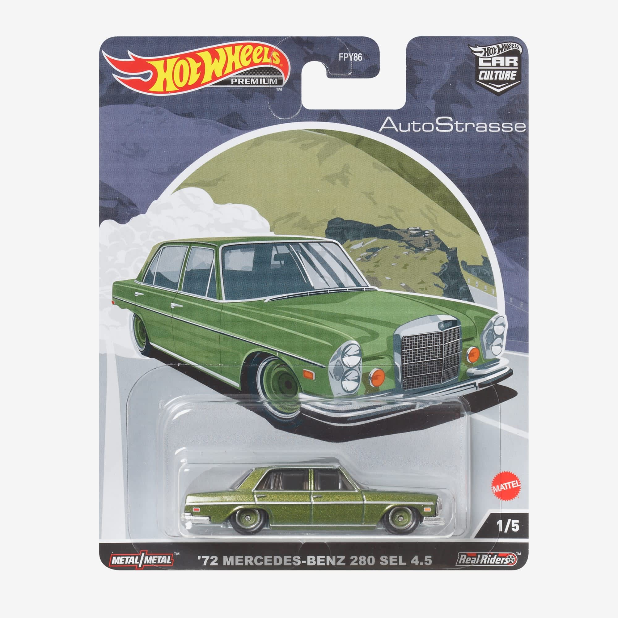 Hot Wheels Car Culture Circuit Legends Vehicles - '71 Mercedes