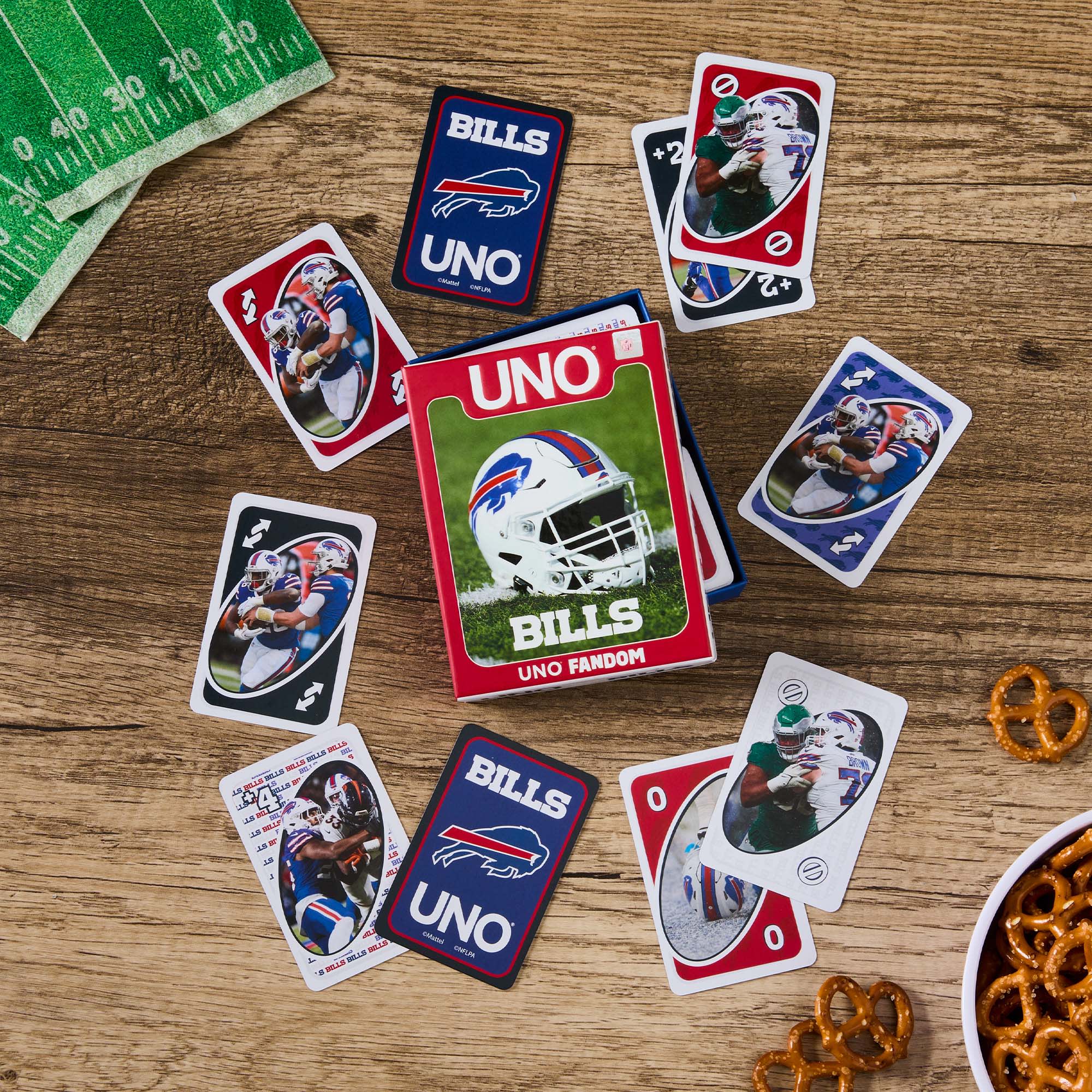 UNO Fandom NFL Buffalo Bills Game Deck