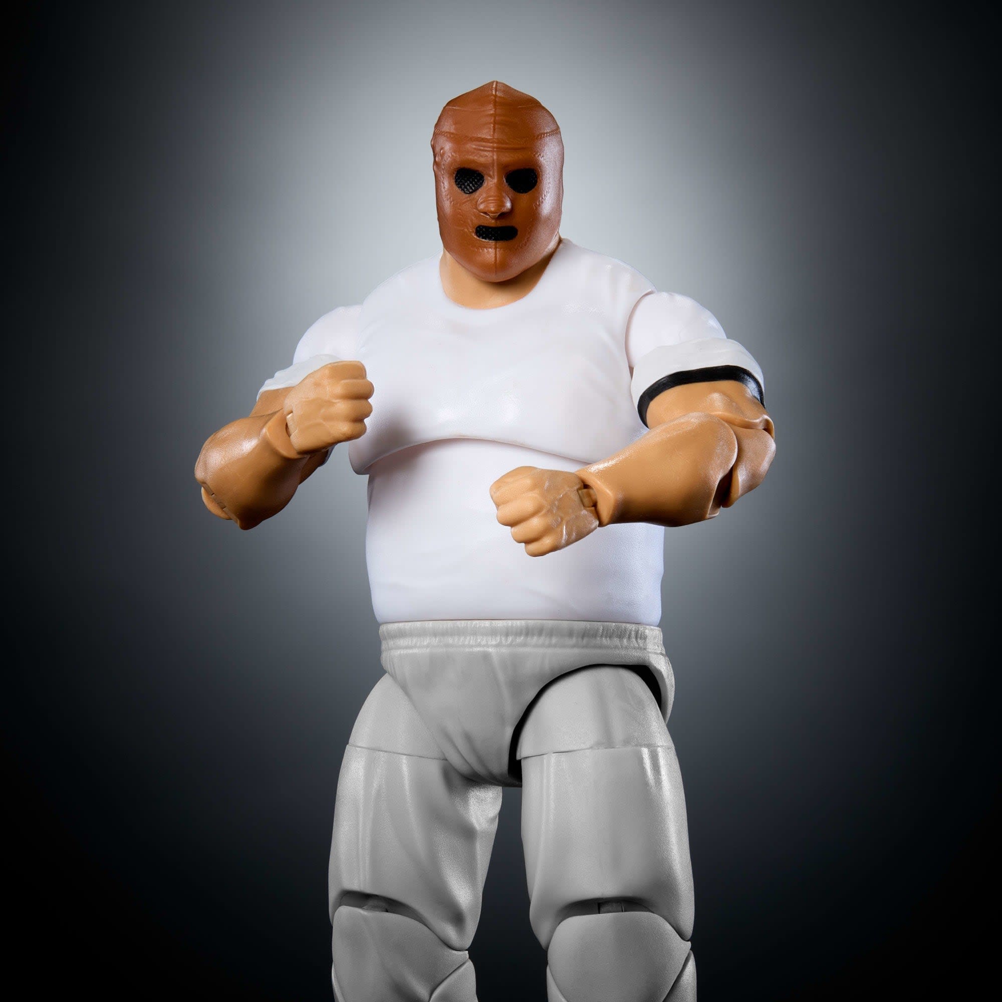 WWE Elite Collection Monday Night War Hardcore Hak Action Figure & Golga Build-A-Figure Parts
