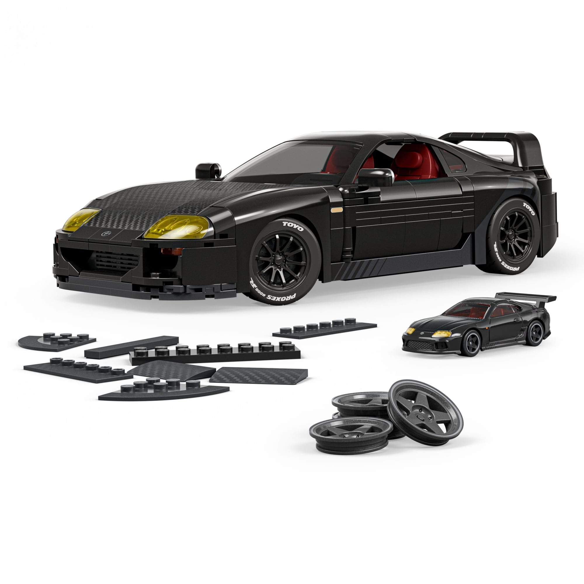 Mattel Brick Shop Hot Wheels ’94 Toyota Supra MKIV Building Set