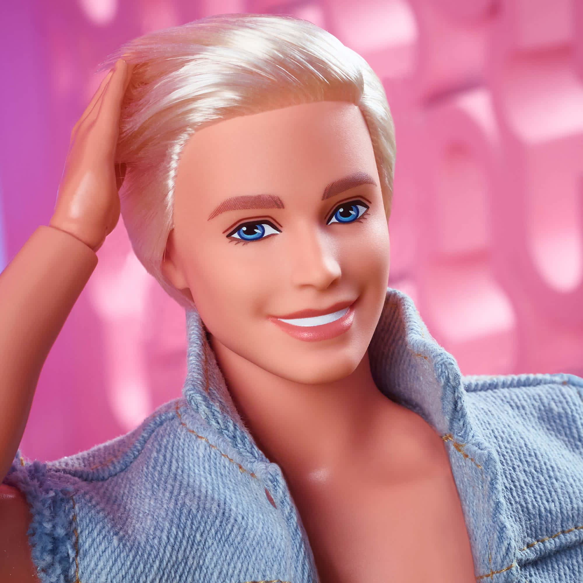 Ken Doll Wearing Denim Matching Set – Barbie The Movie