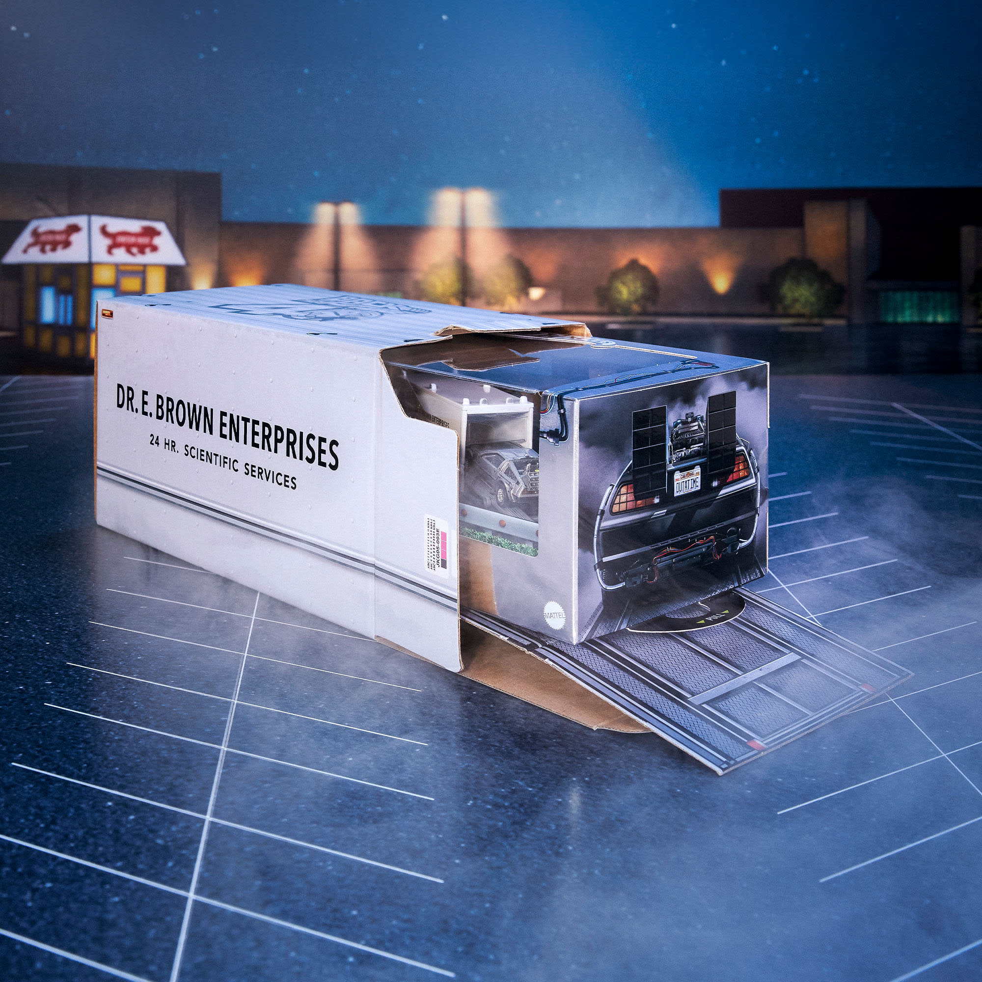 Hot Wheels Back to the Future 40th Anniversary Set