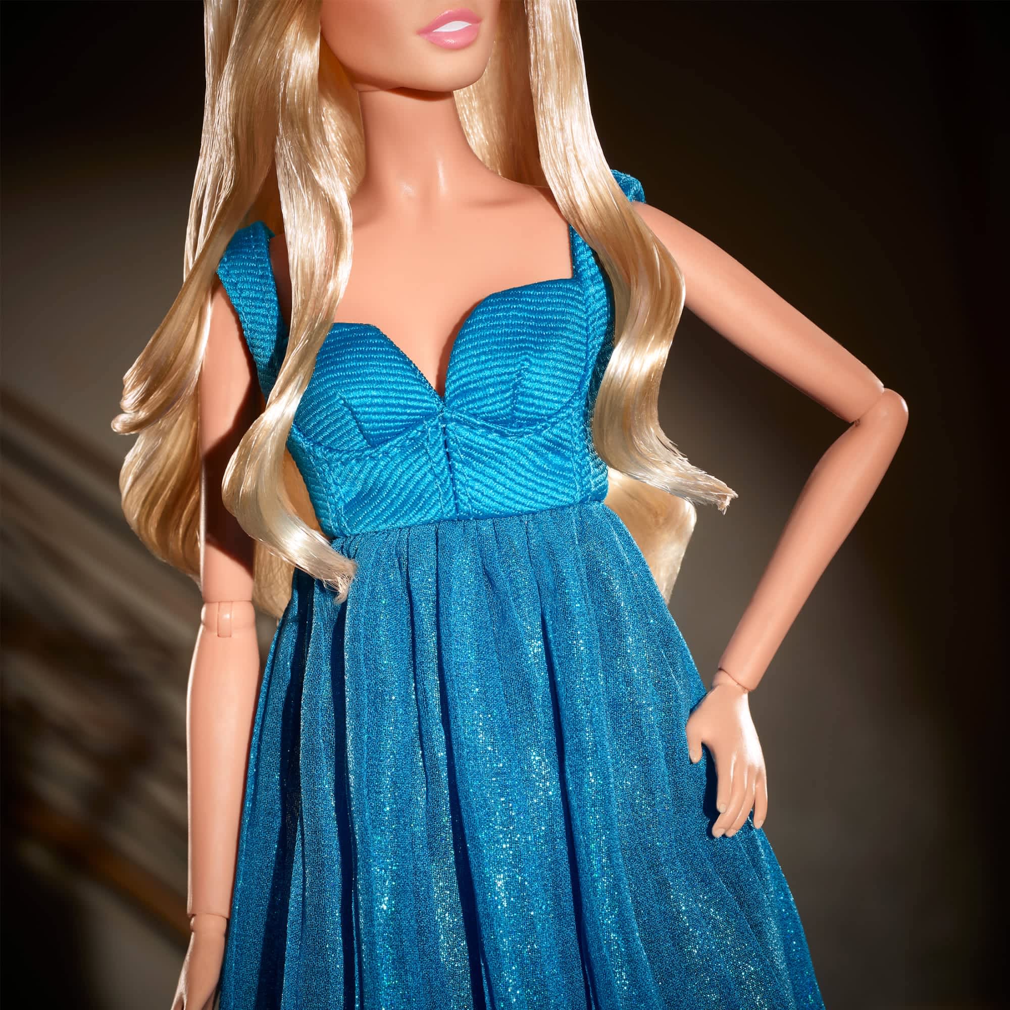 Claudia Schiffer Supermodel Barbie Doll in Versace Gown | Mattel Creations