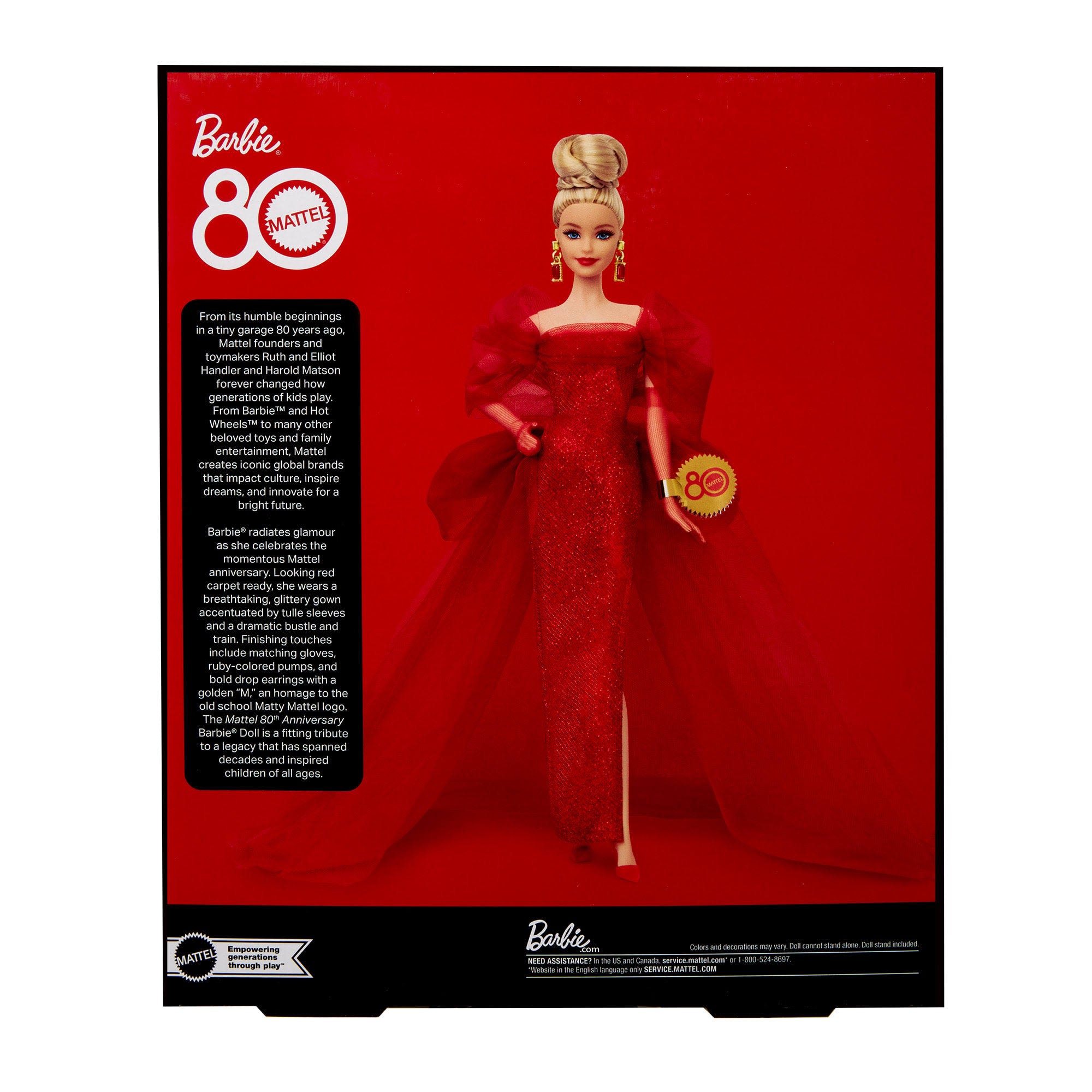 Barbie Mattel 80th Anniversary Doll – Blonde