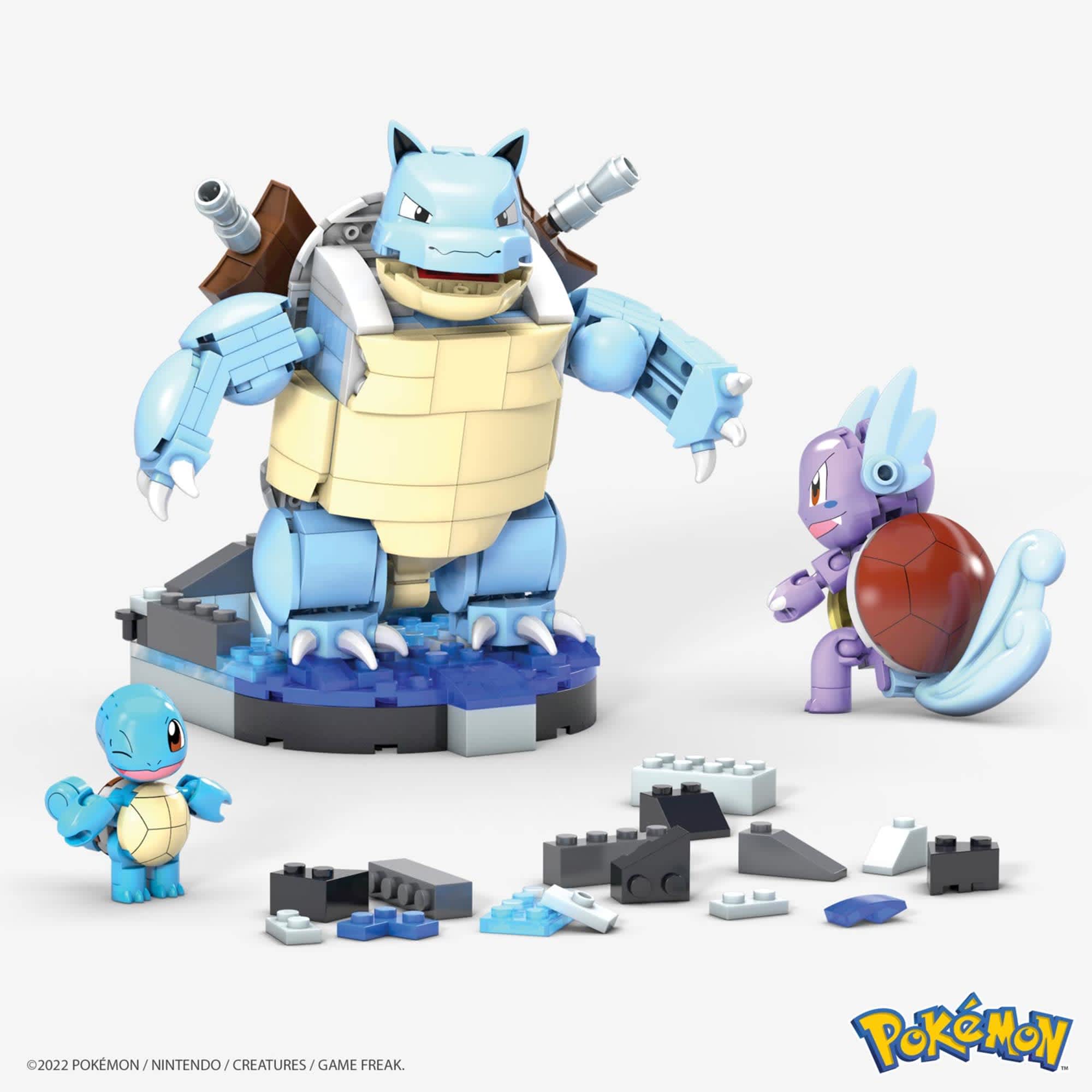 MEGA Construx Pokemon Squirtle Evolution Construction Set