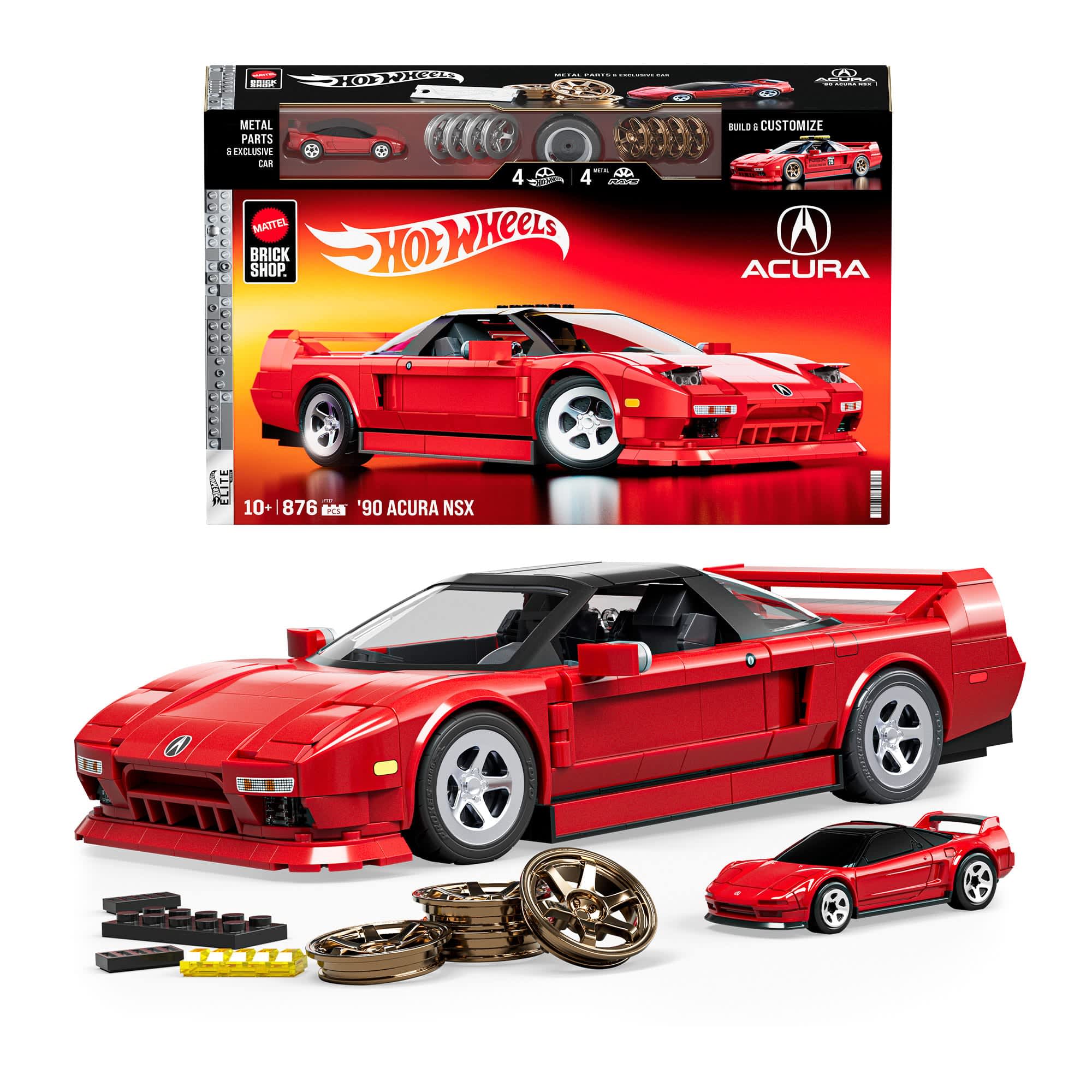 Mattel Bauset Hot Wheels 1990 Acura NSX Bauset