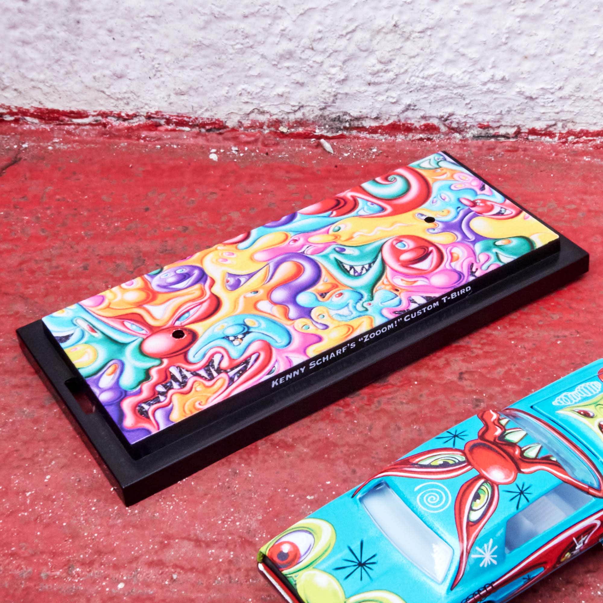 Hot Wheels x Kenny Scharf Signed Custom T-Bird