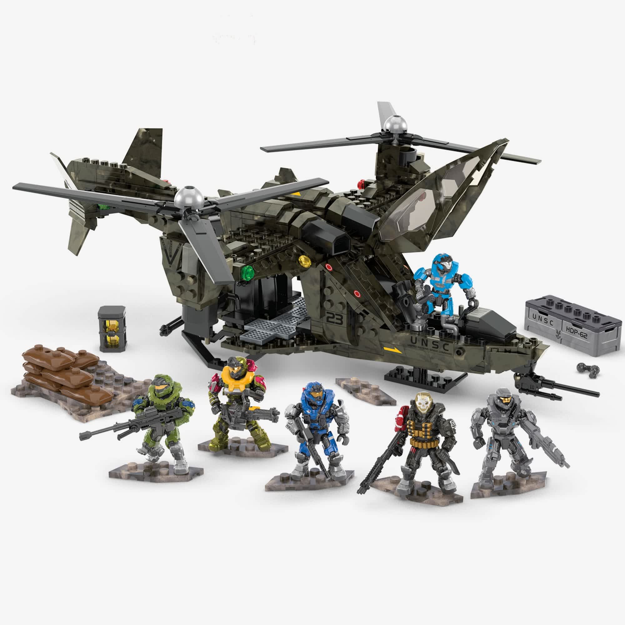 MEGA Halo UNSC Falcon Sweep Building Toy Kit