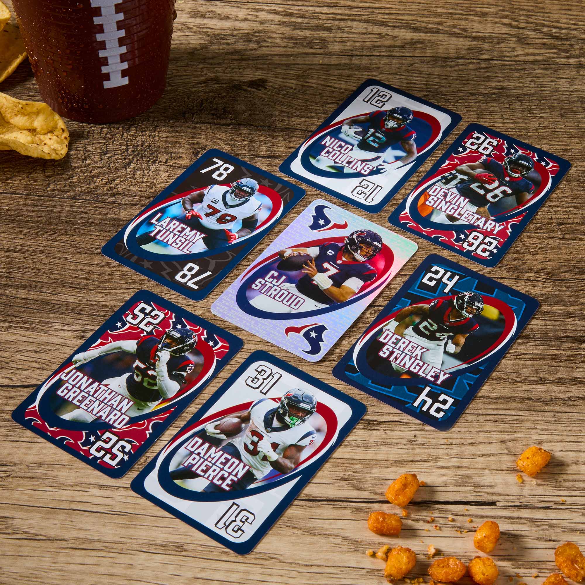 UNO Fandom NFL Houston Texans Game Deck