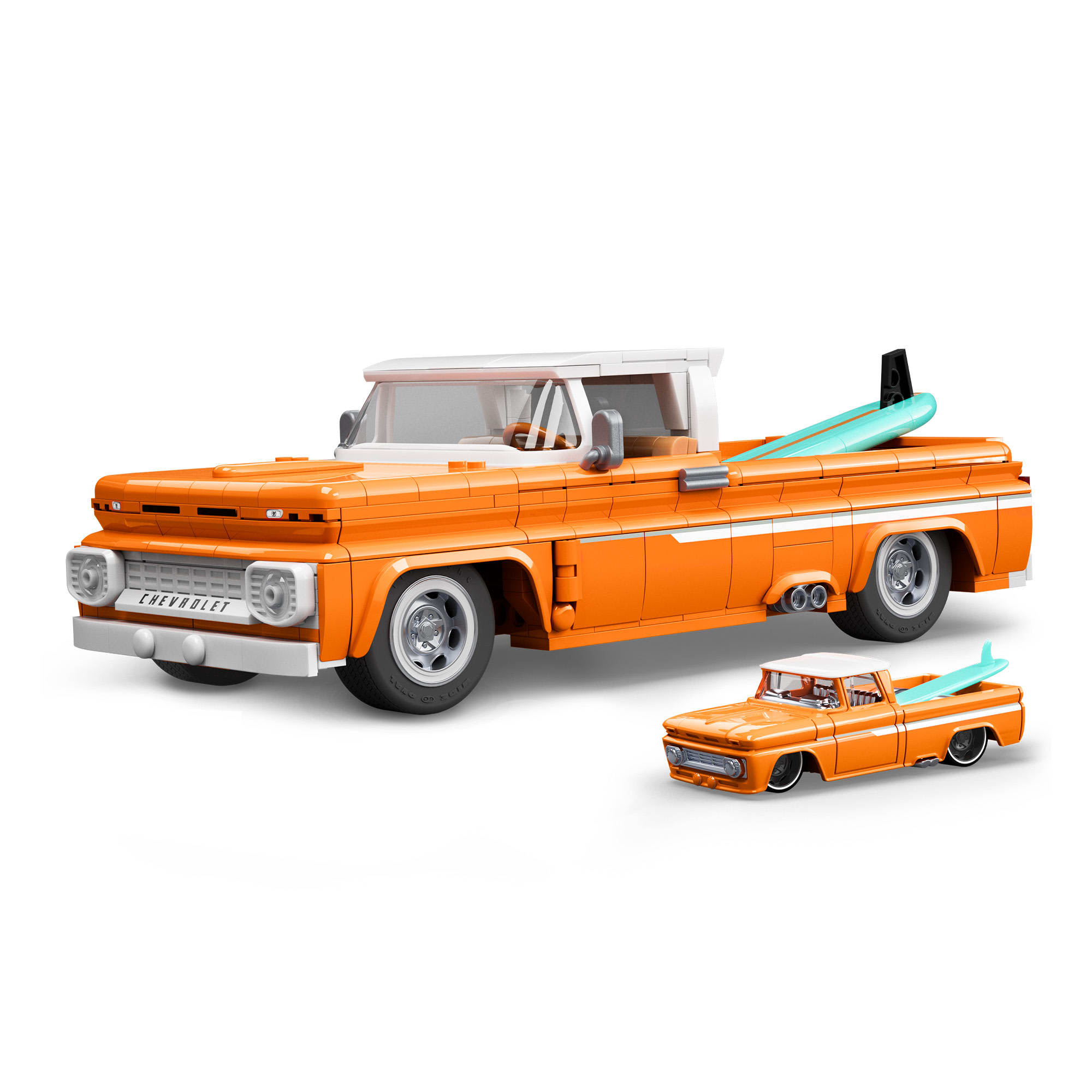 Mattel Brick Shop Hot Wheels Custom ’62 Chevy Pickup Building Set