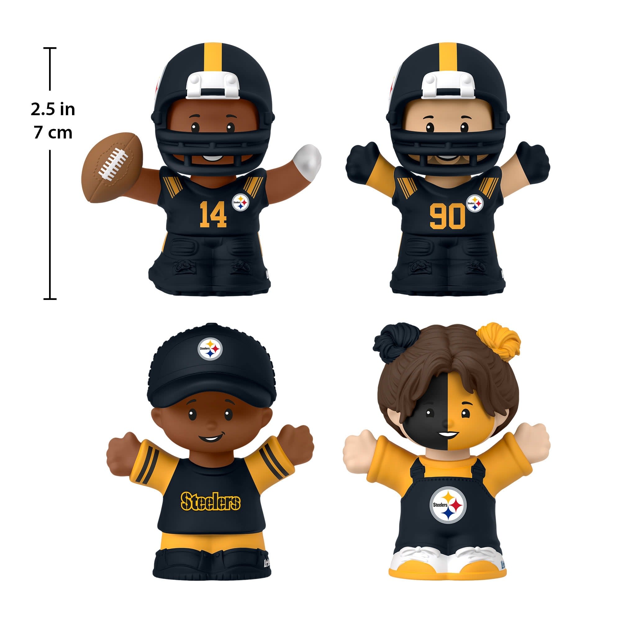 Little People Collector Pittsburgh Steelers Alternate Jersey Figure Set