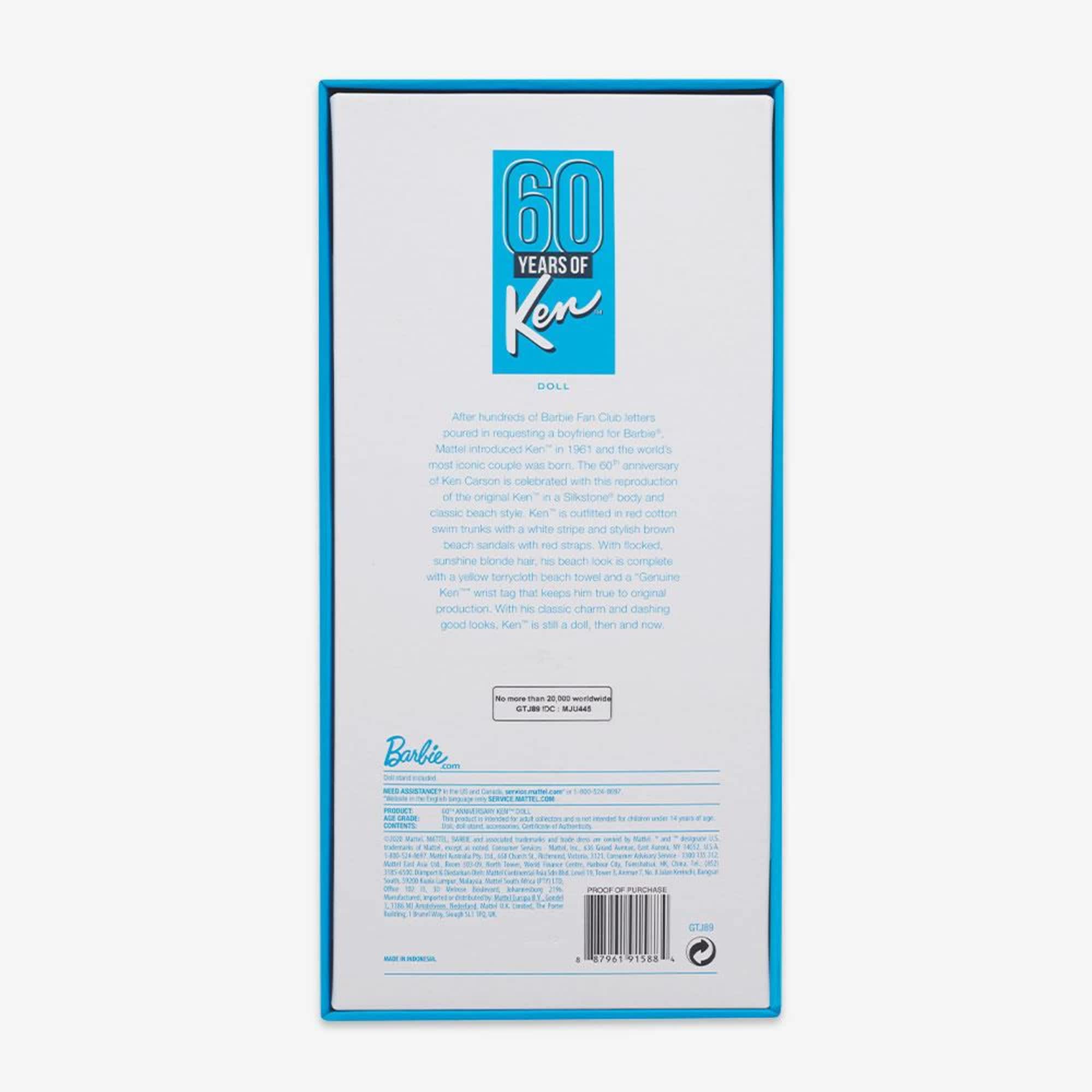 Barbie Ken 60th Anniversary Doll