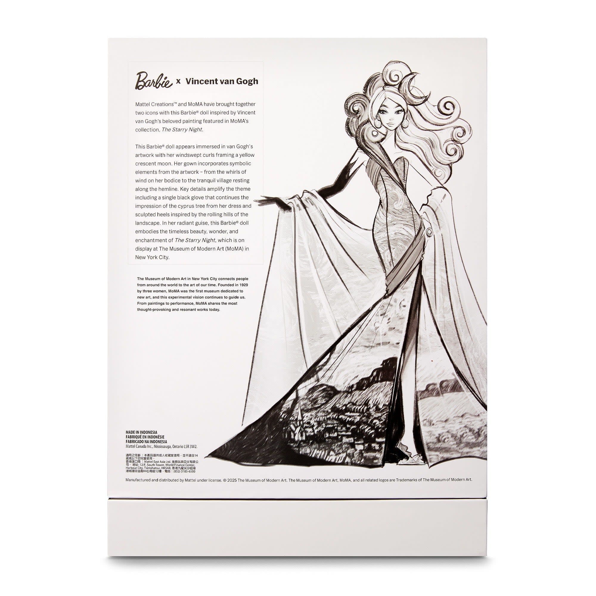 Barbie x MoMA Vincent van Gogh Doll