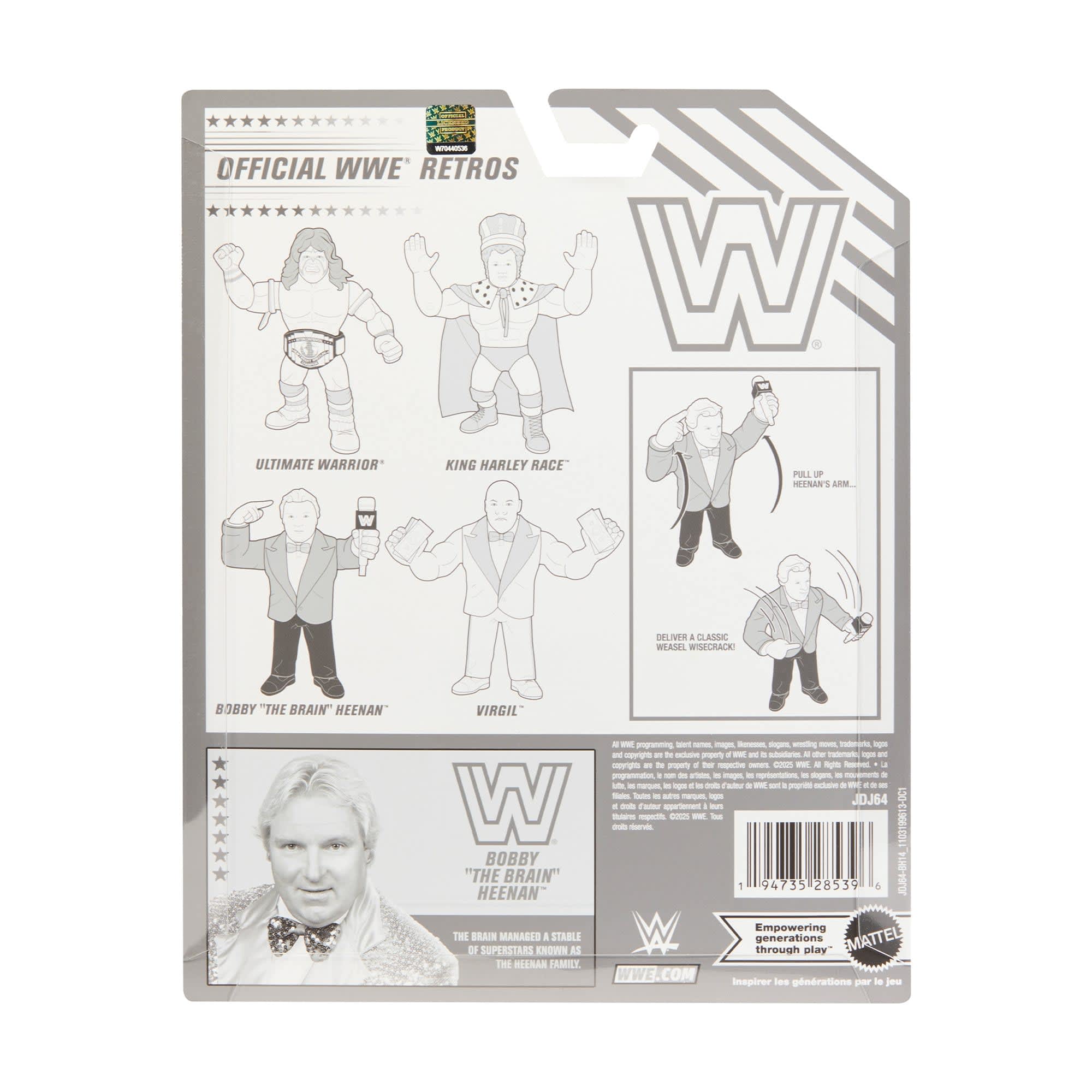 WWE Official Retro 4-Pack Action Figures